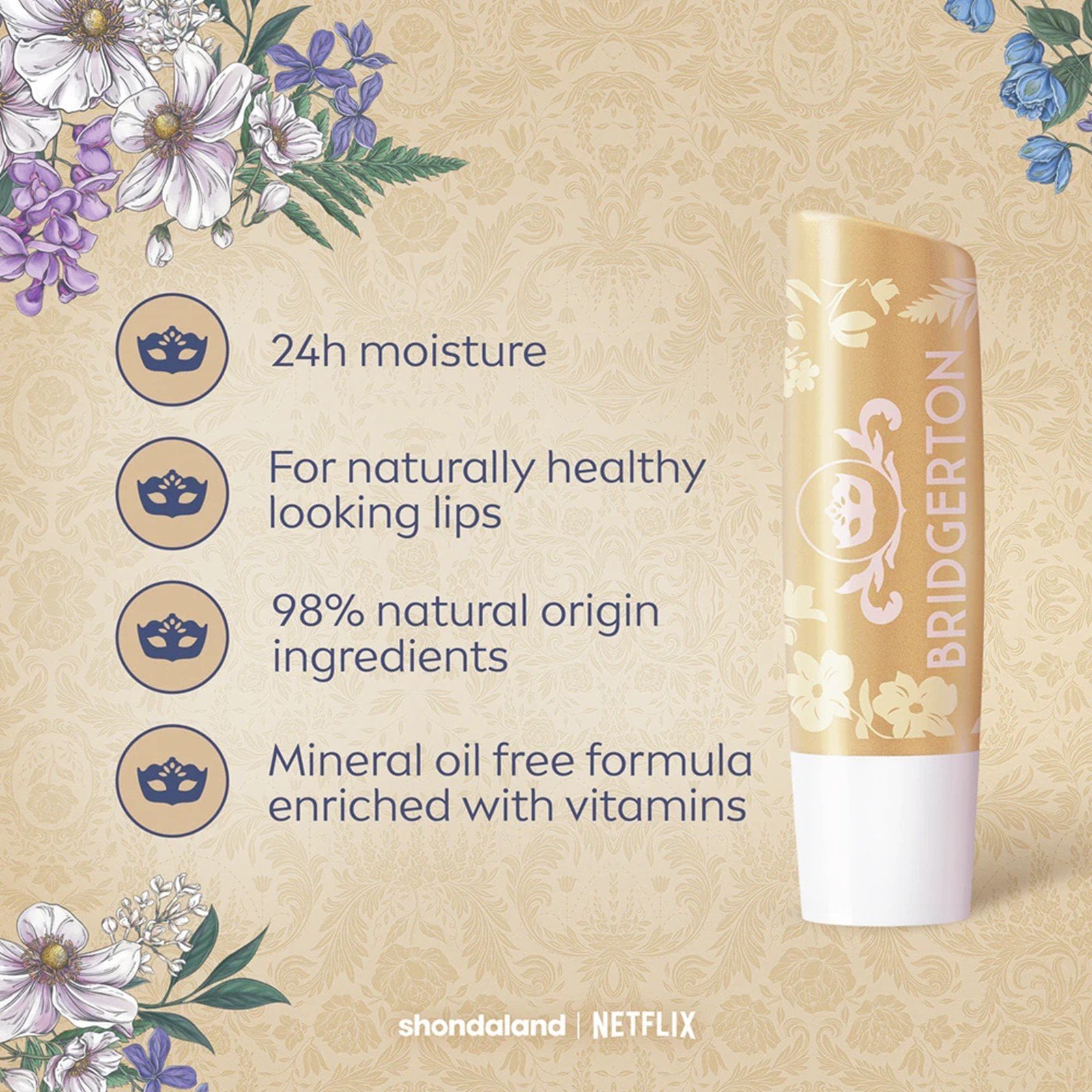 Labello Bridgerton Lip Balm Vanilla Biscuit 4.8g