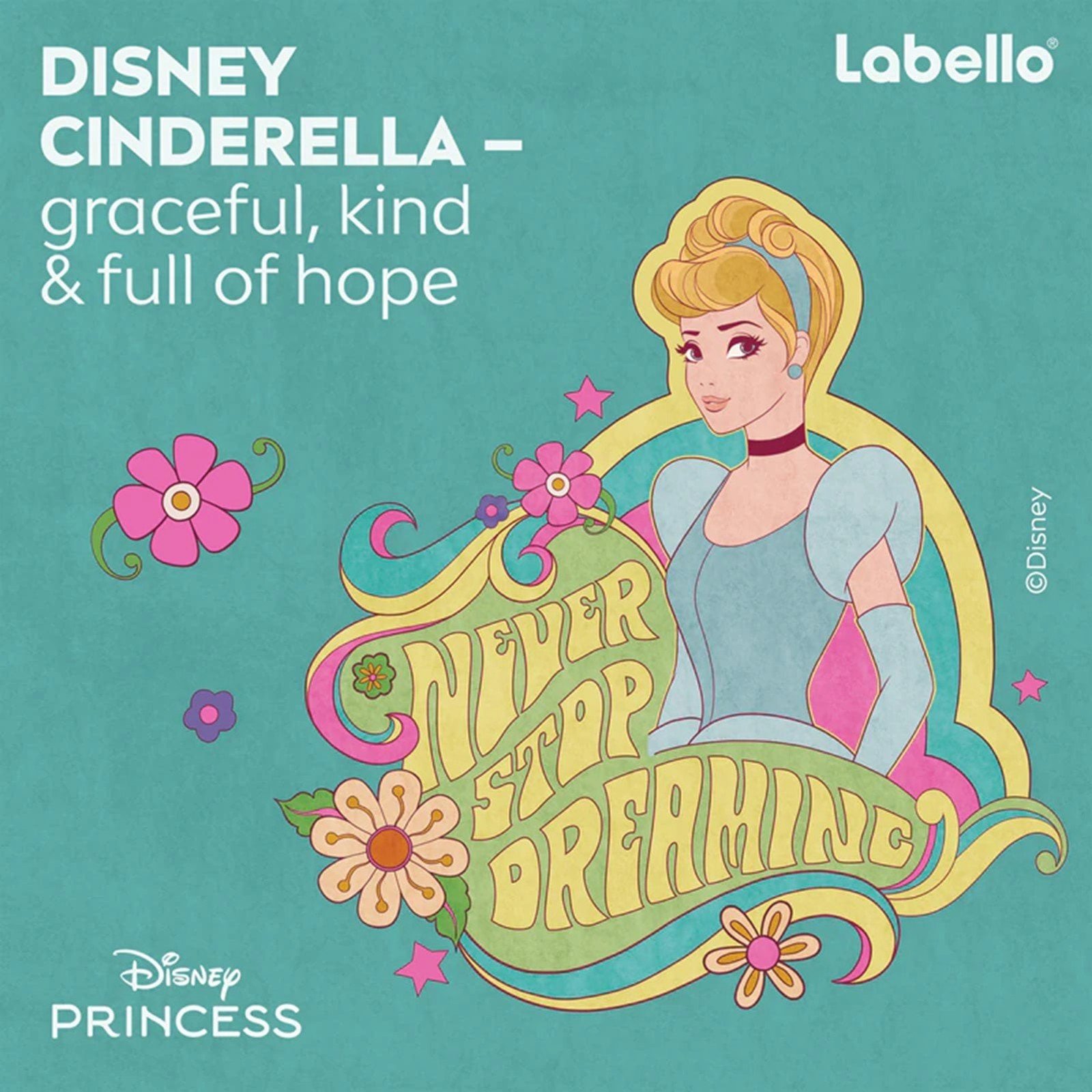 Labello Bálsamo labial de las Princesas Disney: Cenicienta, crema de mantequilla de vainilla, 4,8 g