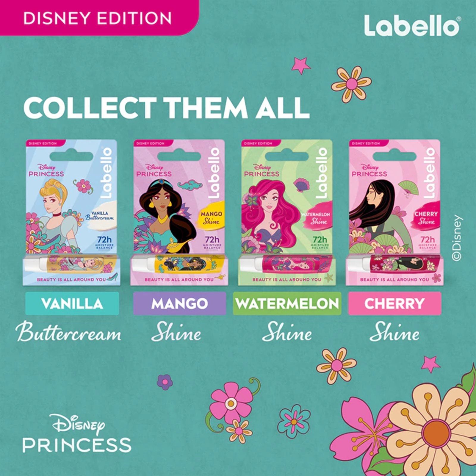 Labello Bálsamo labial de las Princesas Disney: Cenicienta, crema de mantequilla de vainilla, 4,8 g