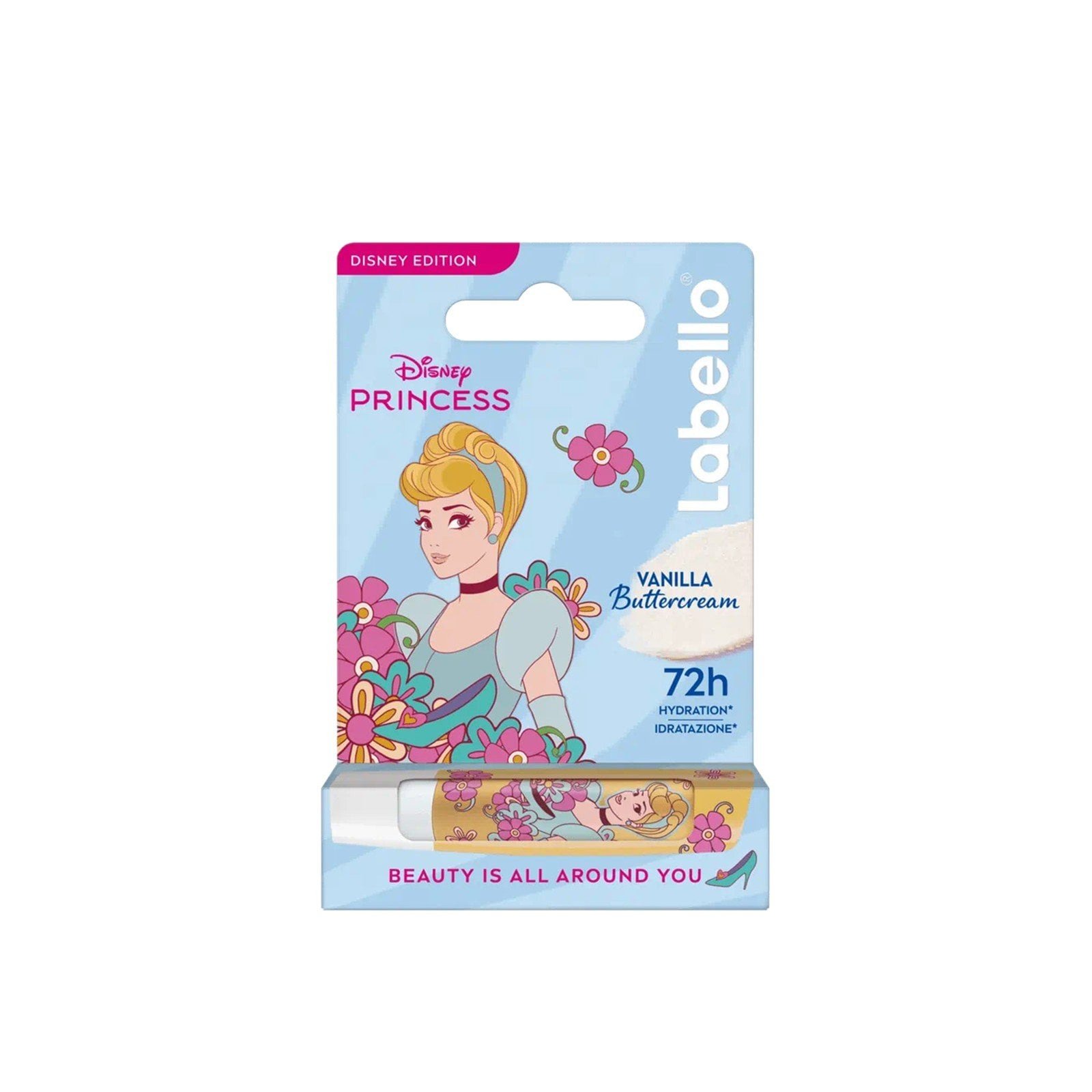 Labello Bálsamo labial de las Princesas Disney: Cenicienta, crema de mantequilla de vainilla, 4,8 g