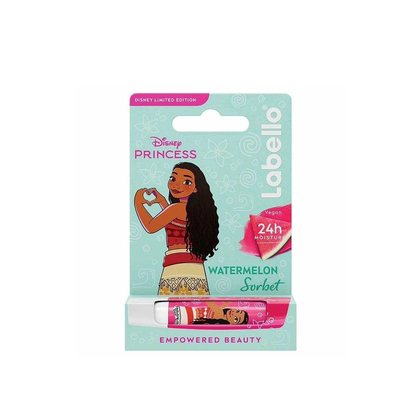 Labello Disney Princess Lip Balm Moana Watermelon Sorbet 4.8g