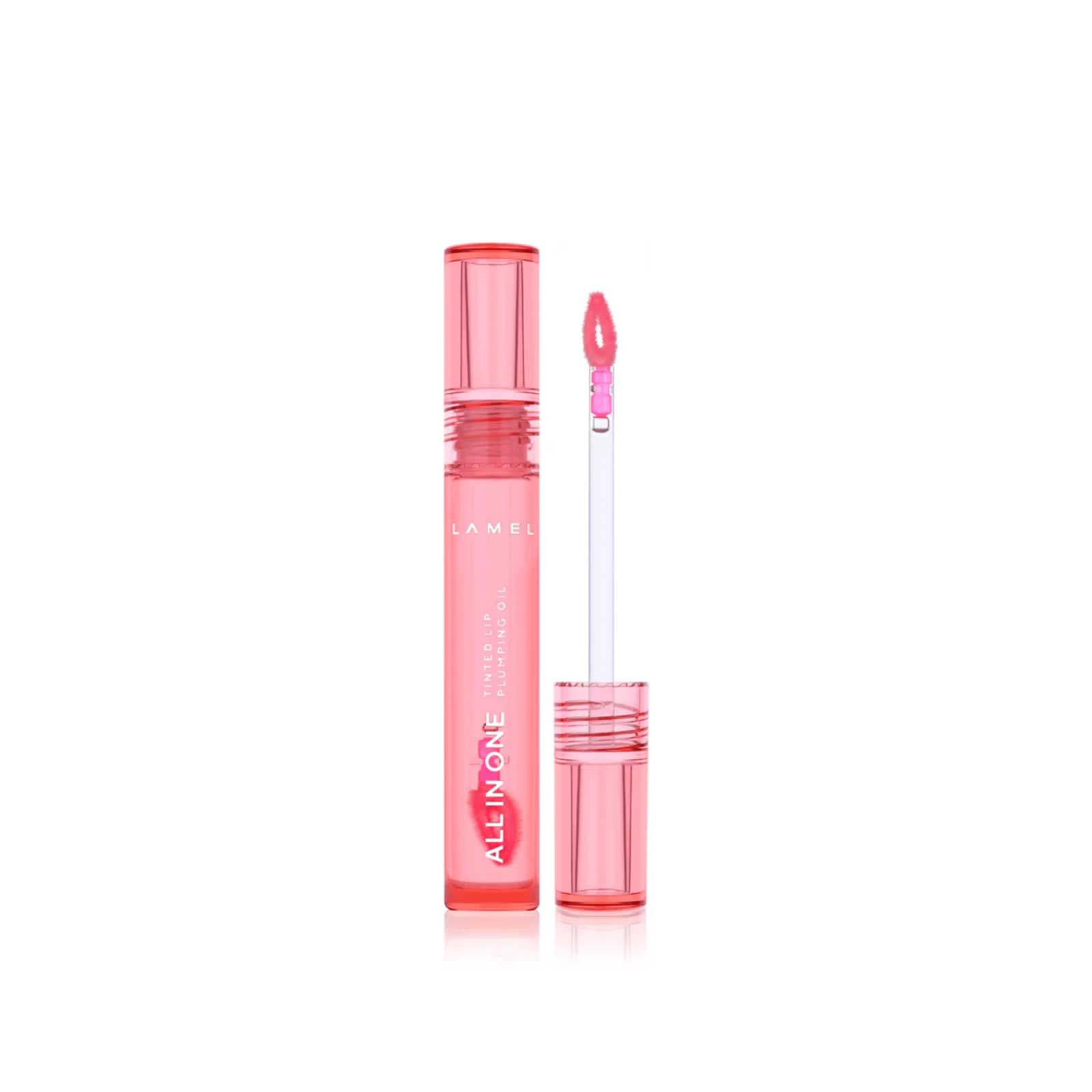 Lamel All In One Tinted Lip Plumping Oil 401 Peachy 3ml