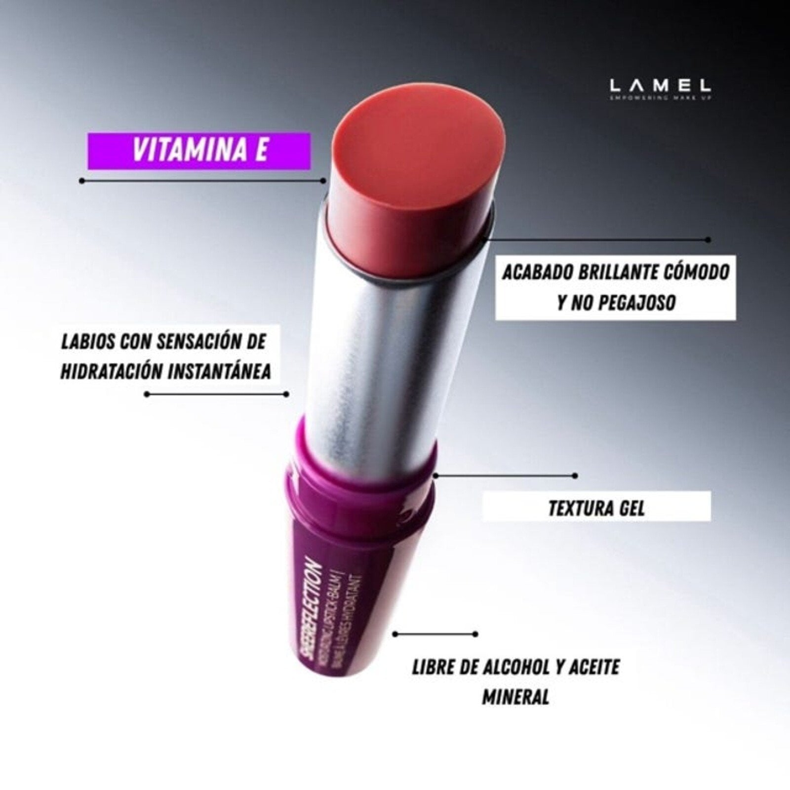 Lamel SHEEReflection Moisturizing Lipstick-Balm 06 Only Me 3.6g