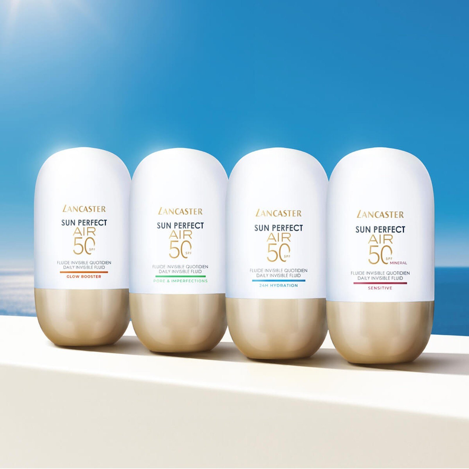 Lancaster Sun Perfect Air Daily Invisible Fluid SPF50 Glow Booster 40ml