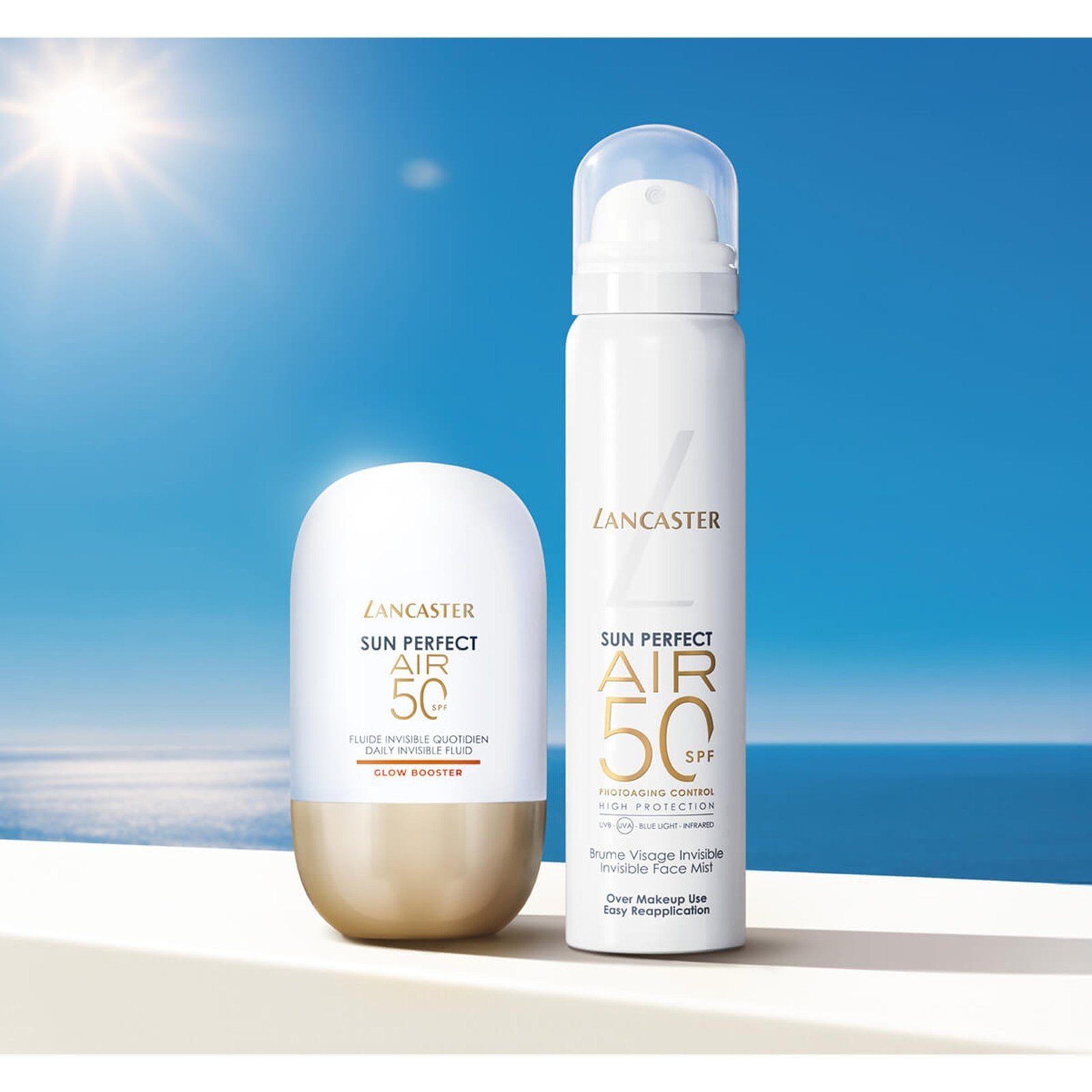 Lancaster Sun Perfect Air Daily Invisible Fluid SPF50 Glow Booster 40ml