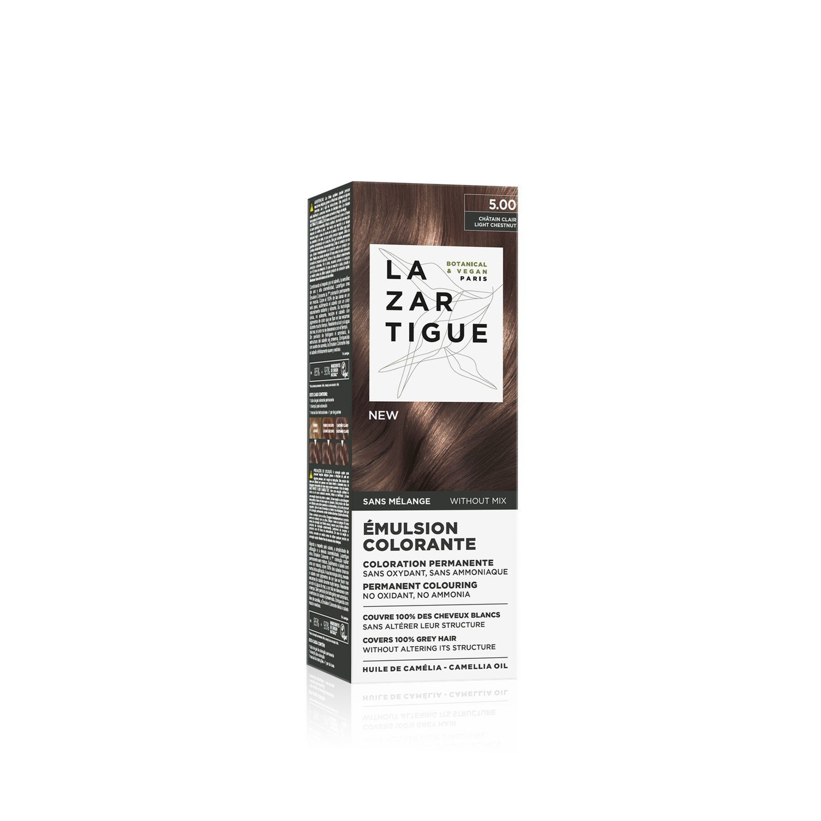 Lazartigue Émulsion Colorante 5.00 Light Chestnut