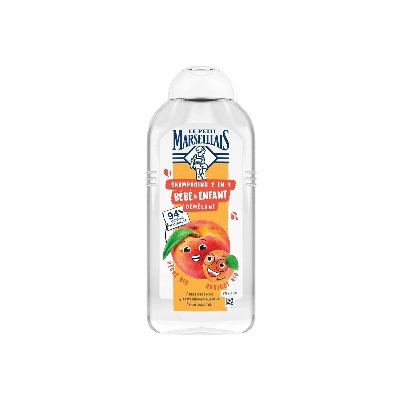 Le Petit Marseillais 2-In-1 Kids Organic Peach and Apricot Shampoo 300ml قطر