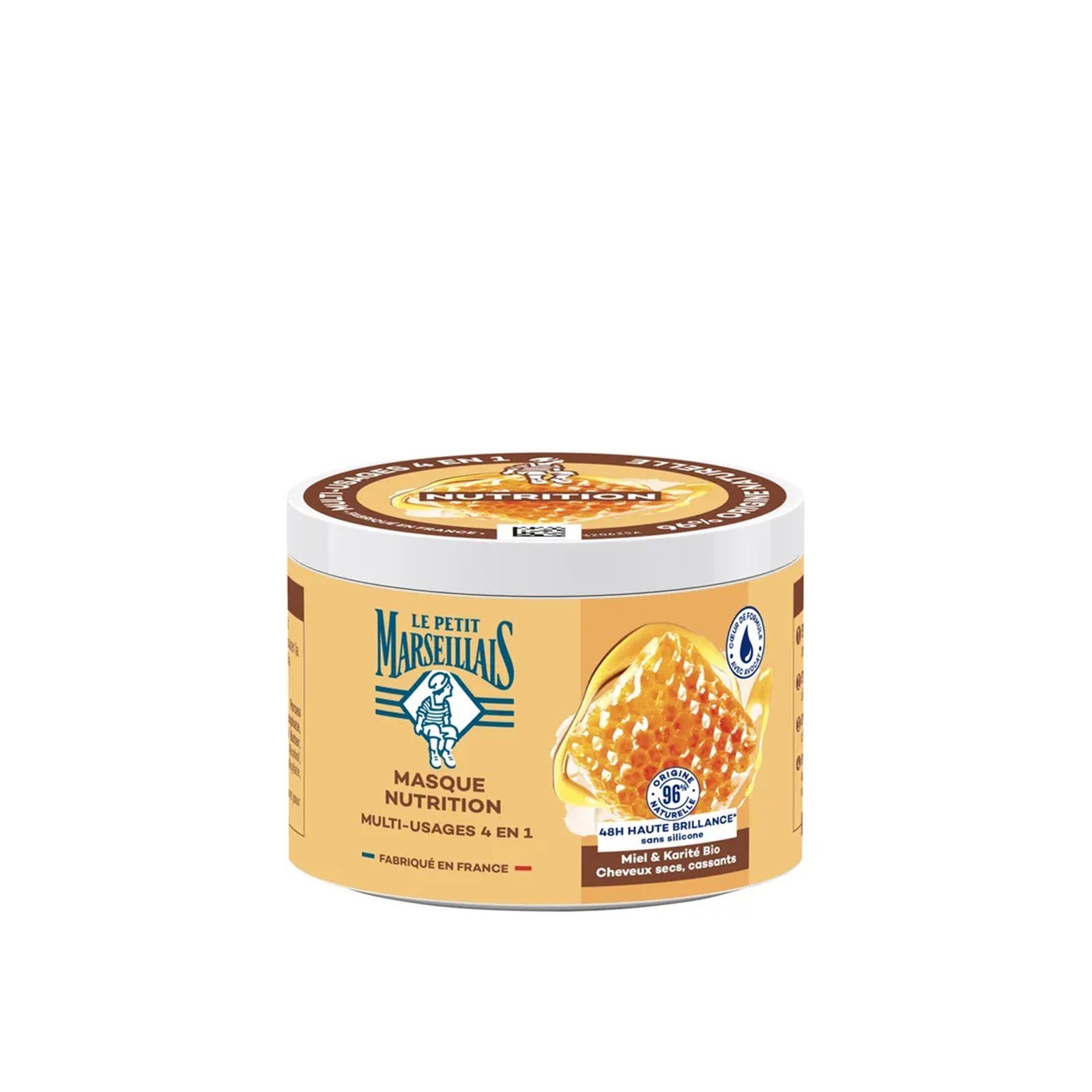 Le Petit Marseillais Honey and Organic Shea Butter Nutrition Mask 370ml Qatar