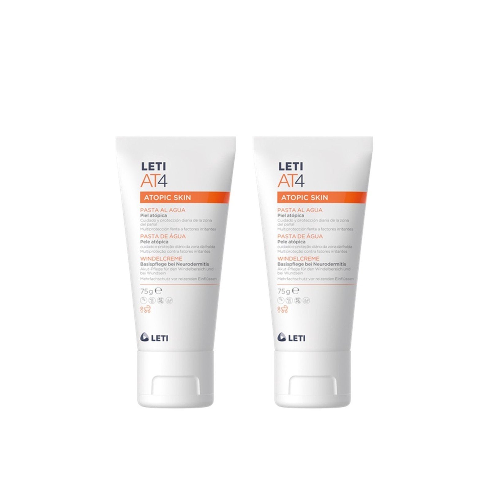 LETI AT4 Atopic Skin Nappy Cream 2x75g