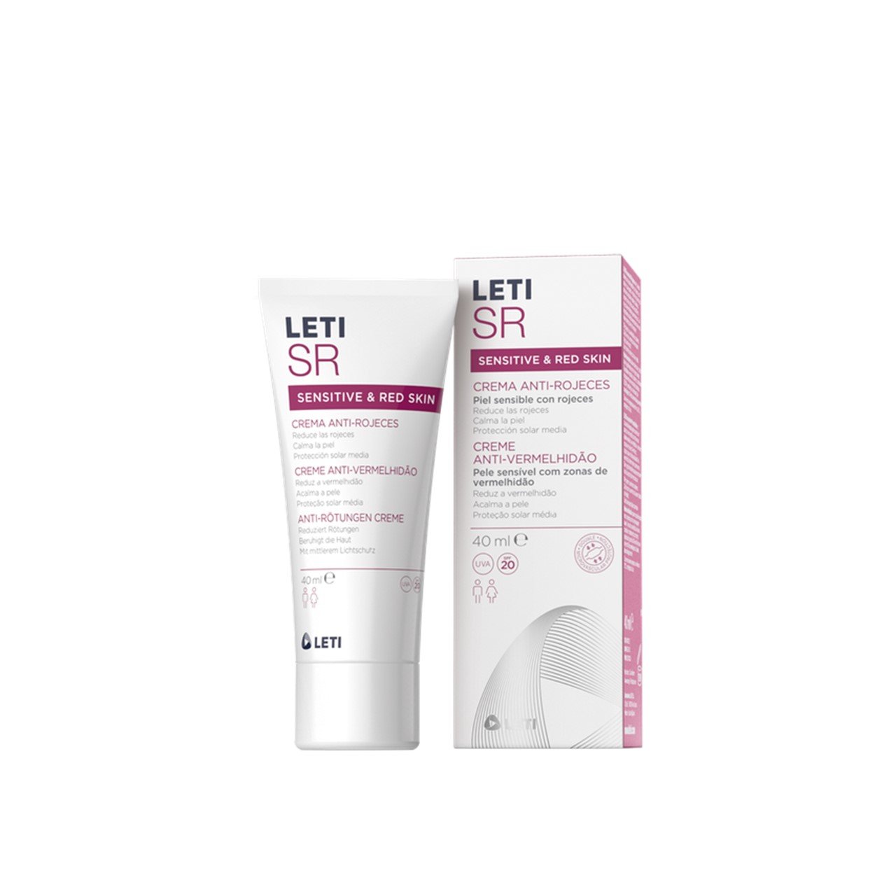 LETI SR Sensitive & Red Skin Anti-Redness Cream SPF20 40ml (1.35fl oz)
