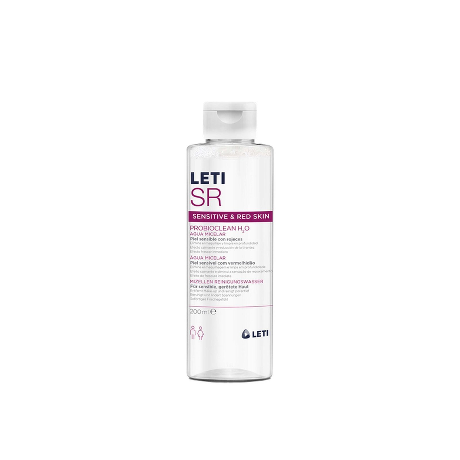 LETI SR Sensitive & Red Skin ProbioClean H2O Micellar Water 200ml