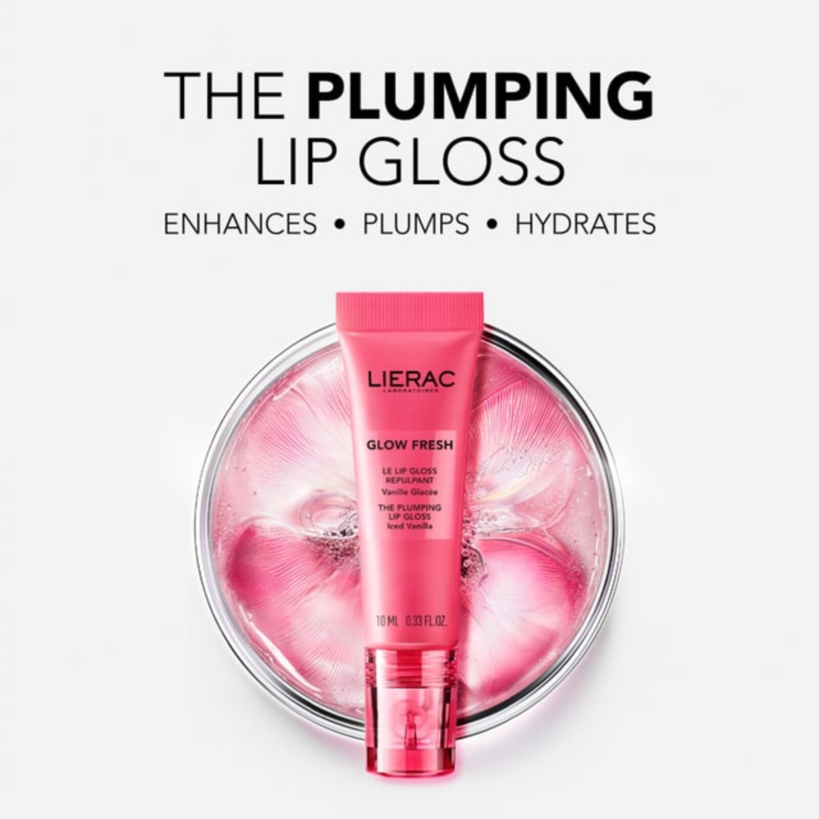 Lierac Glow Fresh The Plumping Brillo de Labios Vainilla Helada 10ml