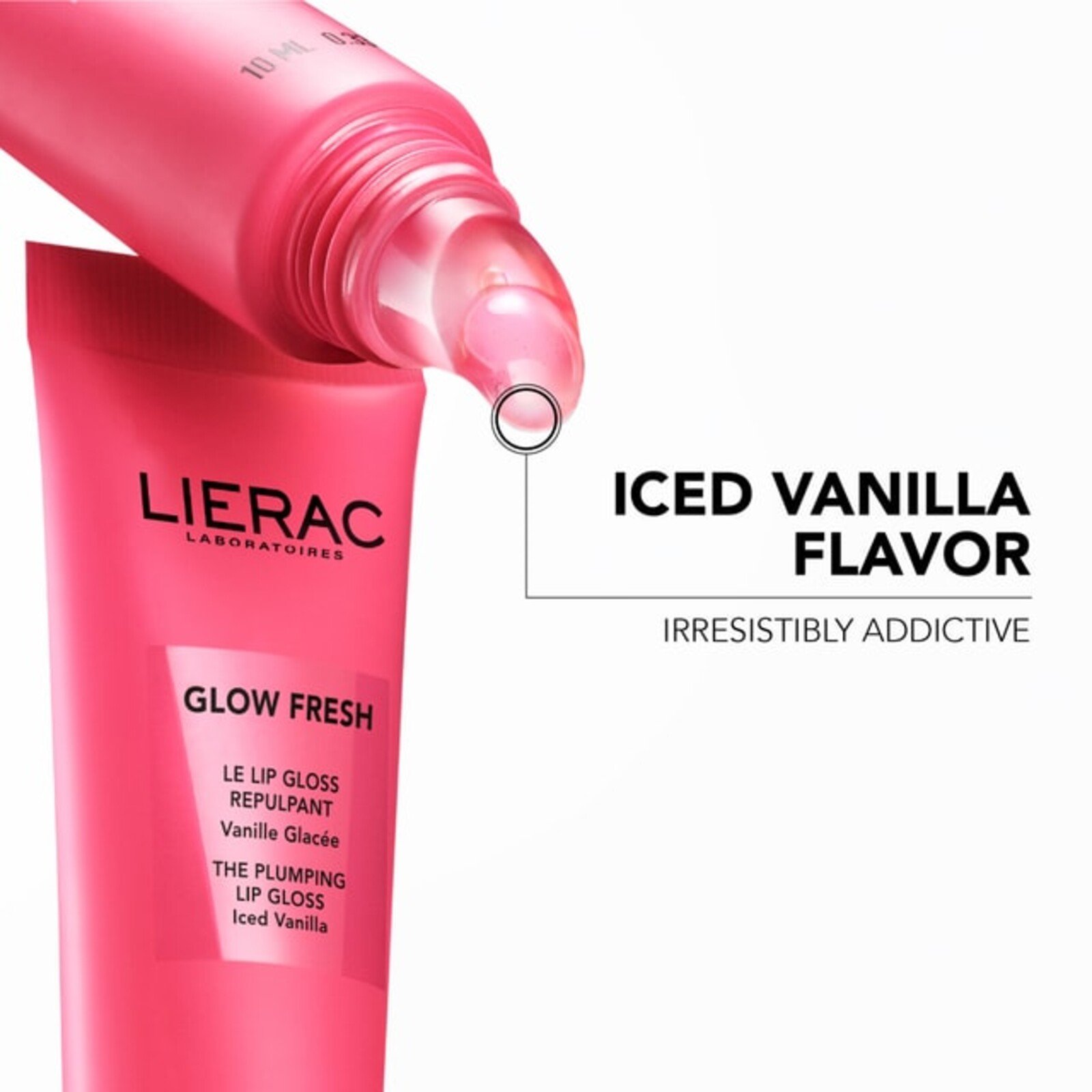 Lierac Glow Fresh The Plumping Brillo de Labios Vainilla Helada 10ml