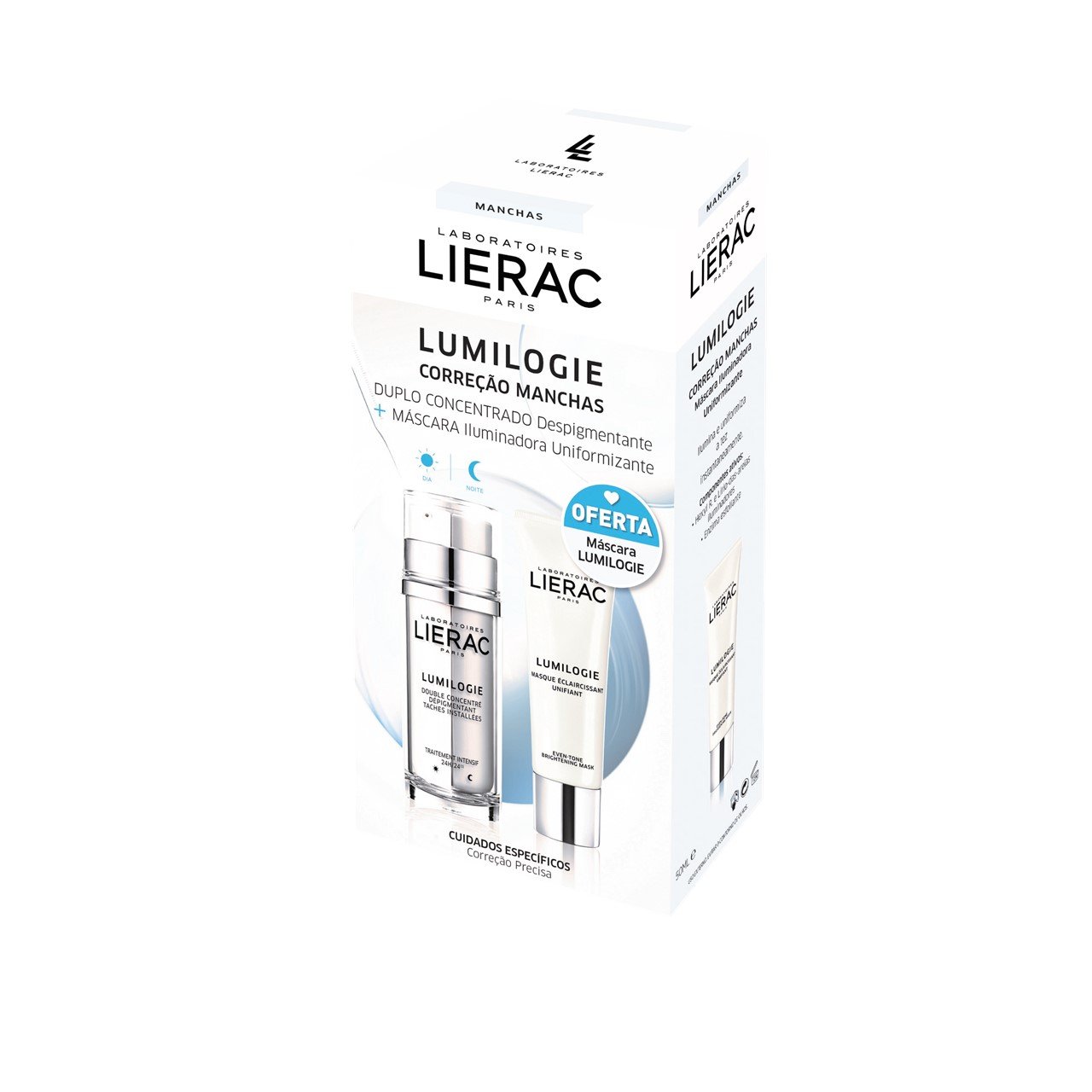 Lierac Lumilogie Day & Night Dark Spot Concentrate 30ml + Mask 50ml
