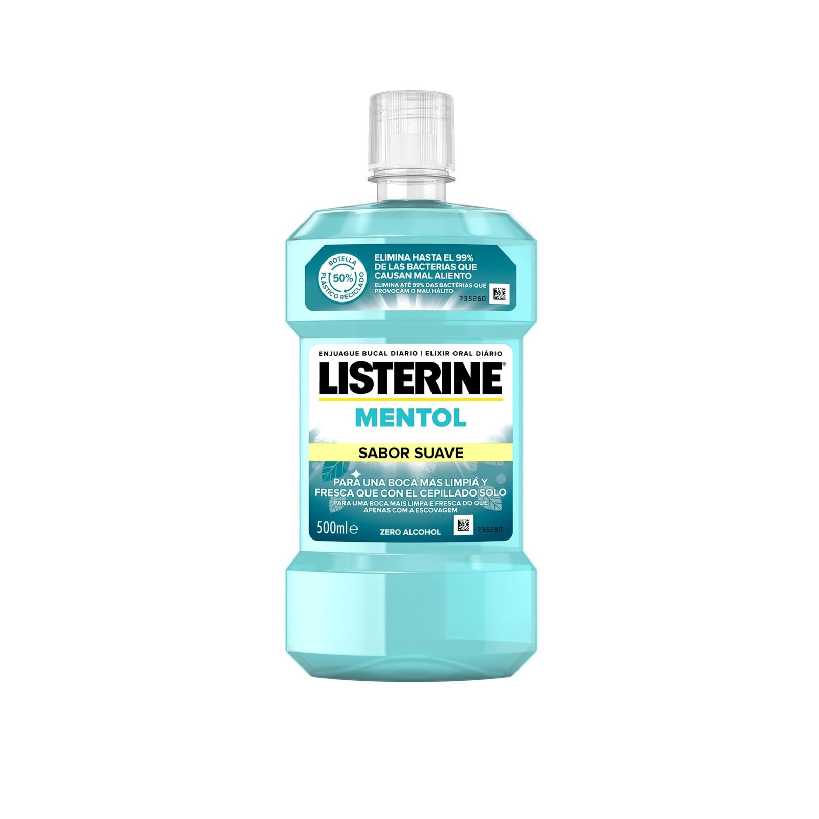 Listerine Cool Mint Mild Taste Daily Mouthwash 500ml