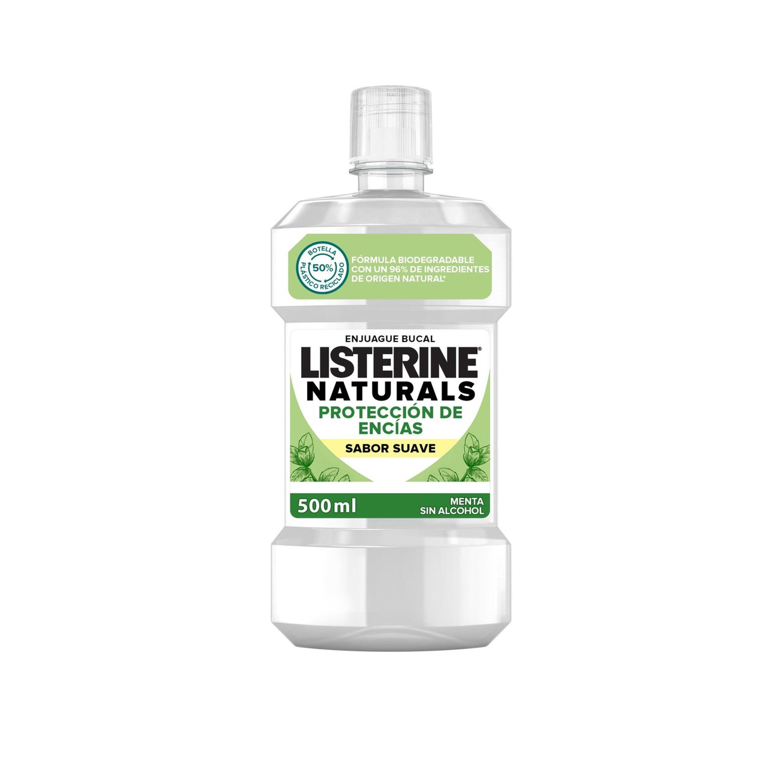 Listerine Naturals Gum Protect Mild Taste Mouthwash 500ml (16.9 fl oz)