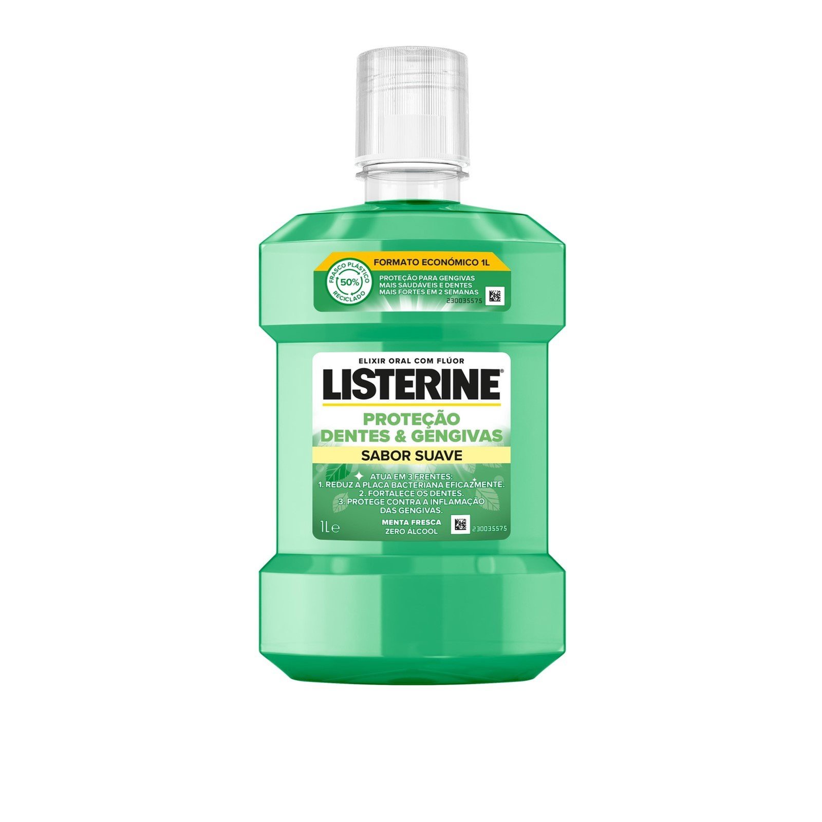 Listerine Teeth And Gum Protection Mild Taste Mouthwash 1L