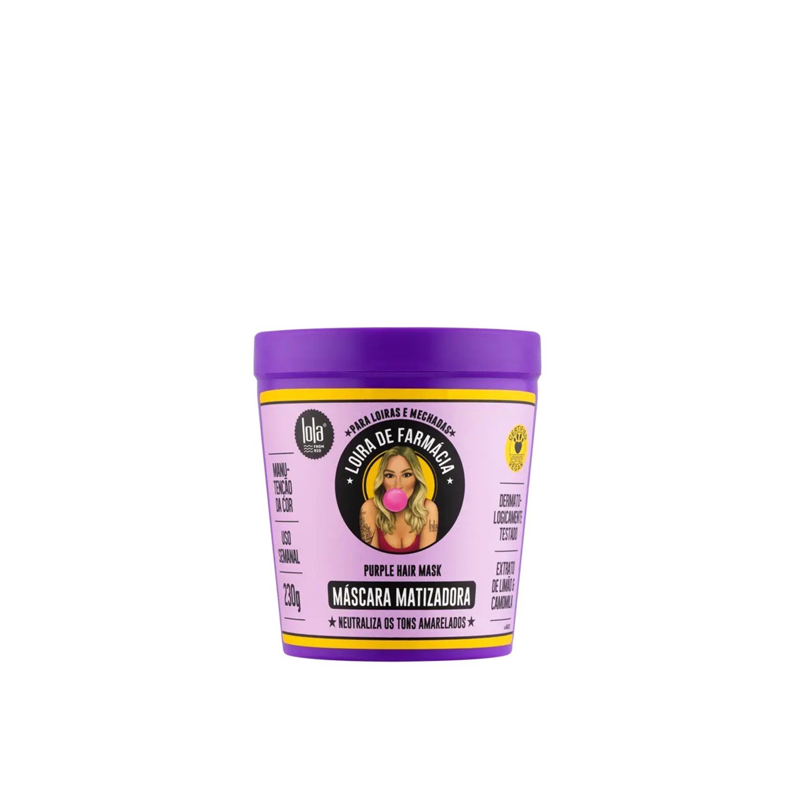 Lola Cosmetics Loira de Farmácia Toning Mask 230g قطر