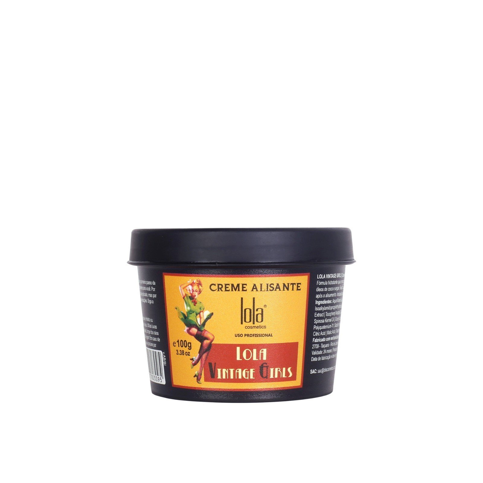 Lola Cosmetics Vintage Girls Straightening Cream 100g (3.38oz)