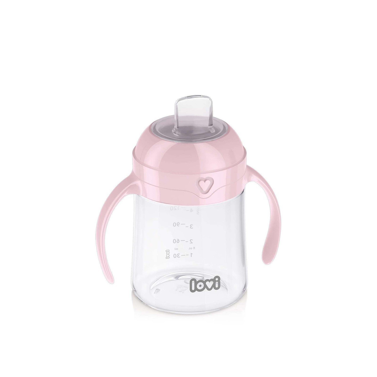 LOVI First Cup with Spout 6m+ Pink 150ml قطر التوصيل