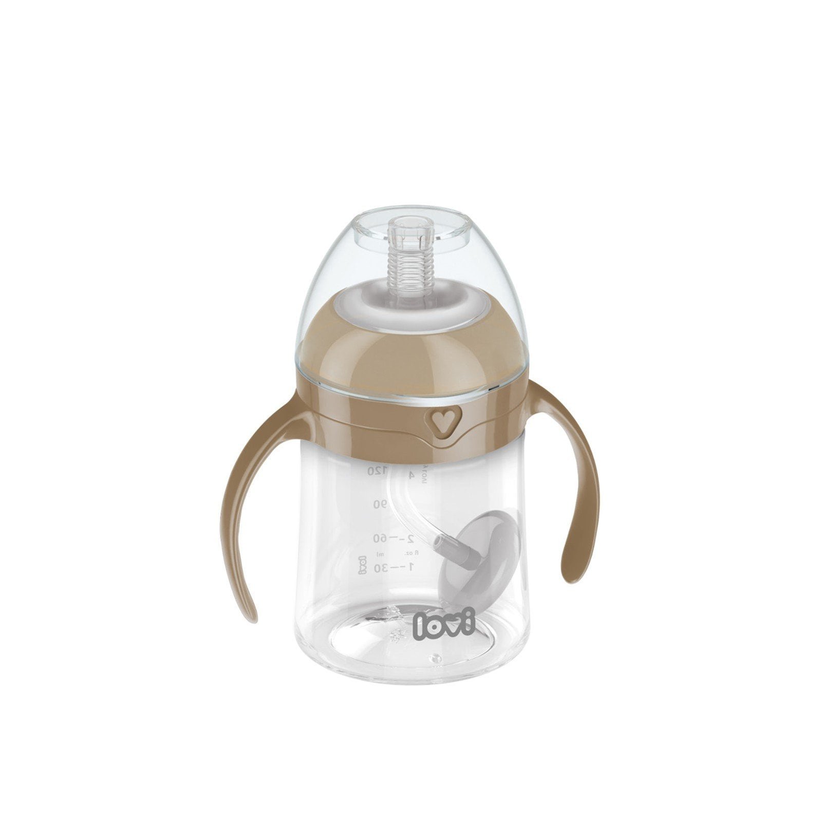 LOVI First Cup with Weighted Straw 6m+