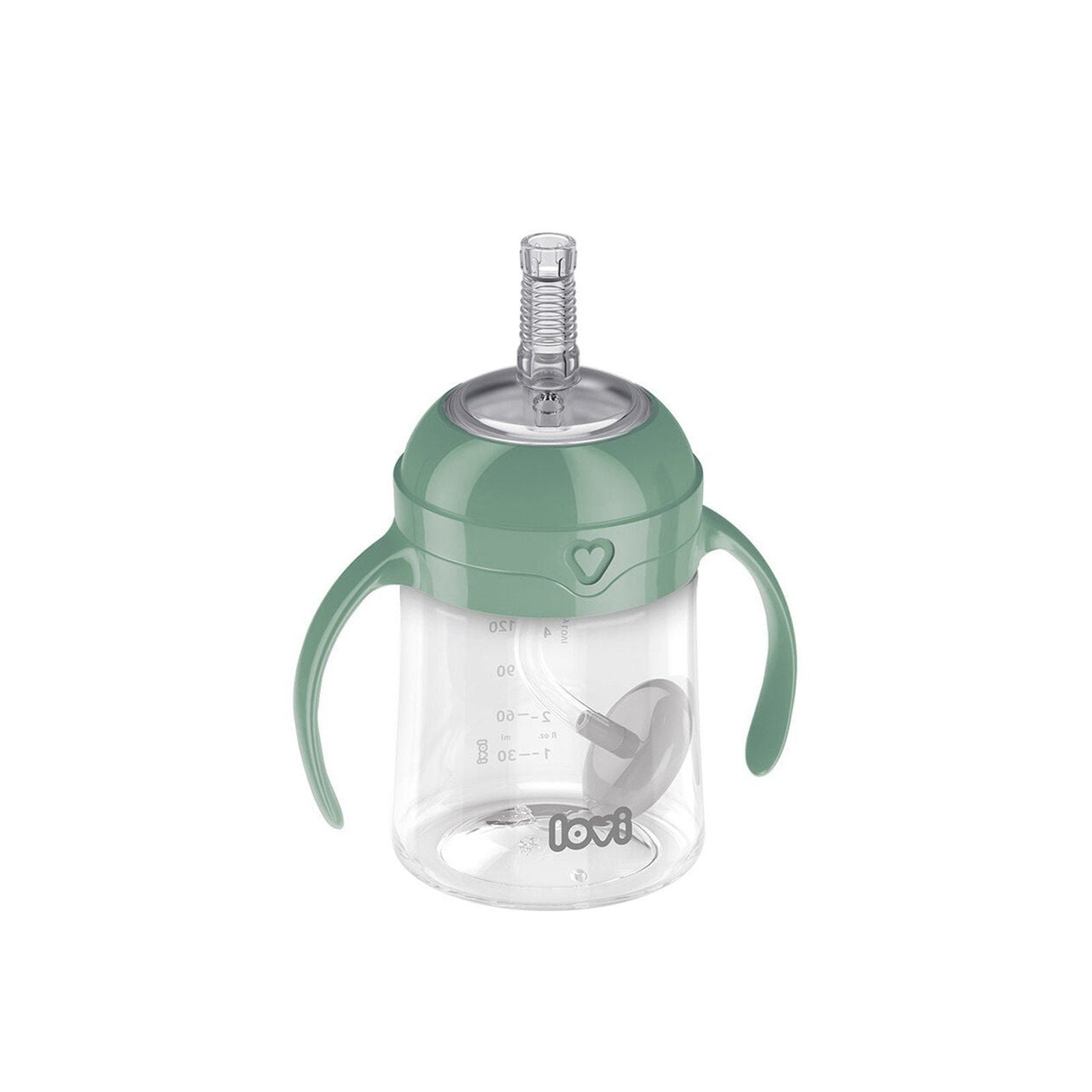 LOVI First Cup with Weighted Straw 6m+ Green 150ml