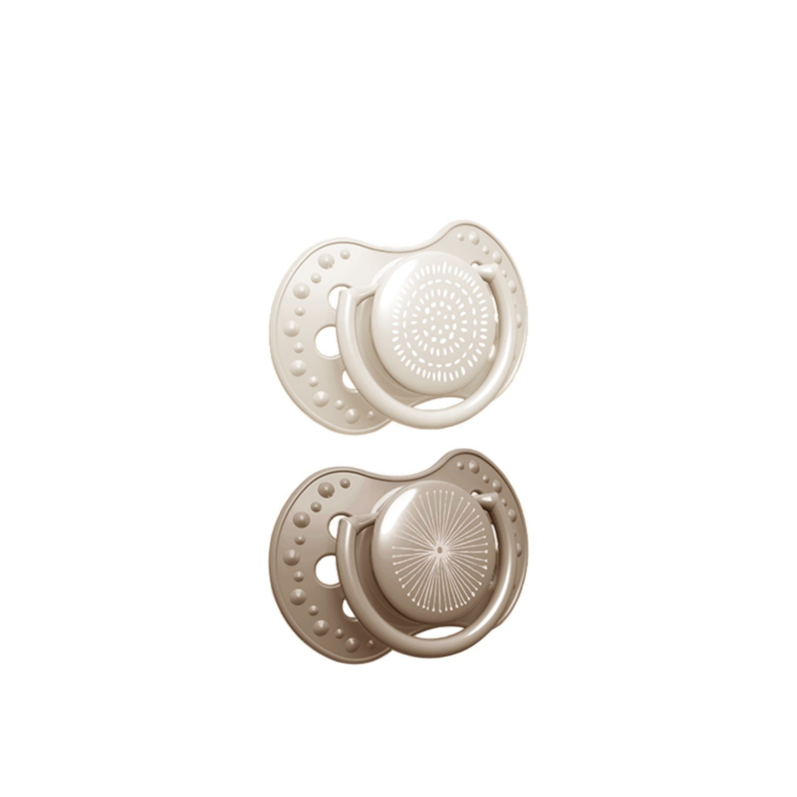 LOVI Harmony Girl Dynamisk Silikonesut 0-3m Beige x2