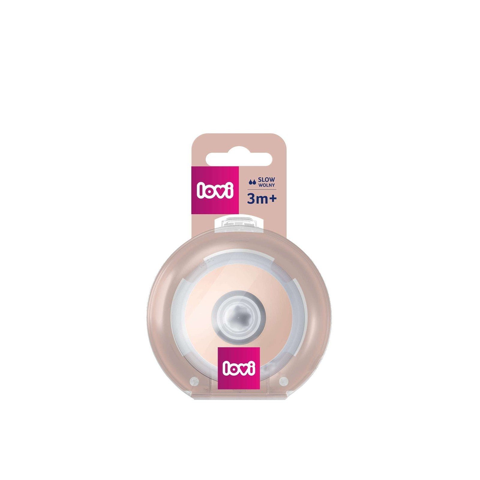 LOVI Mammafeel BPA-Free Dynamic Nipple Slow Flow 3m+ x1