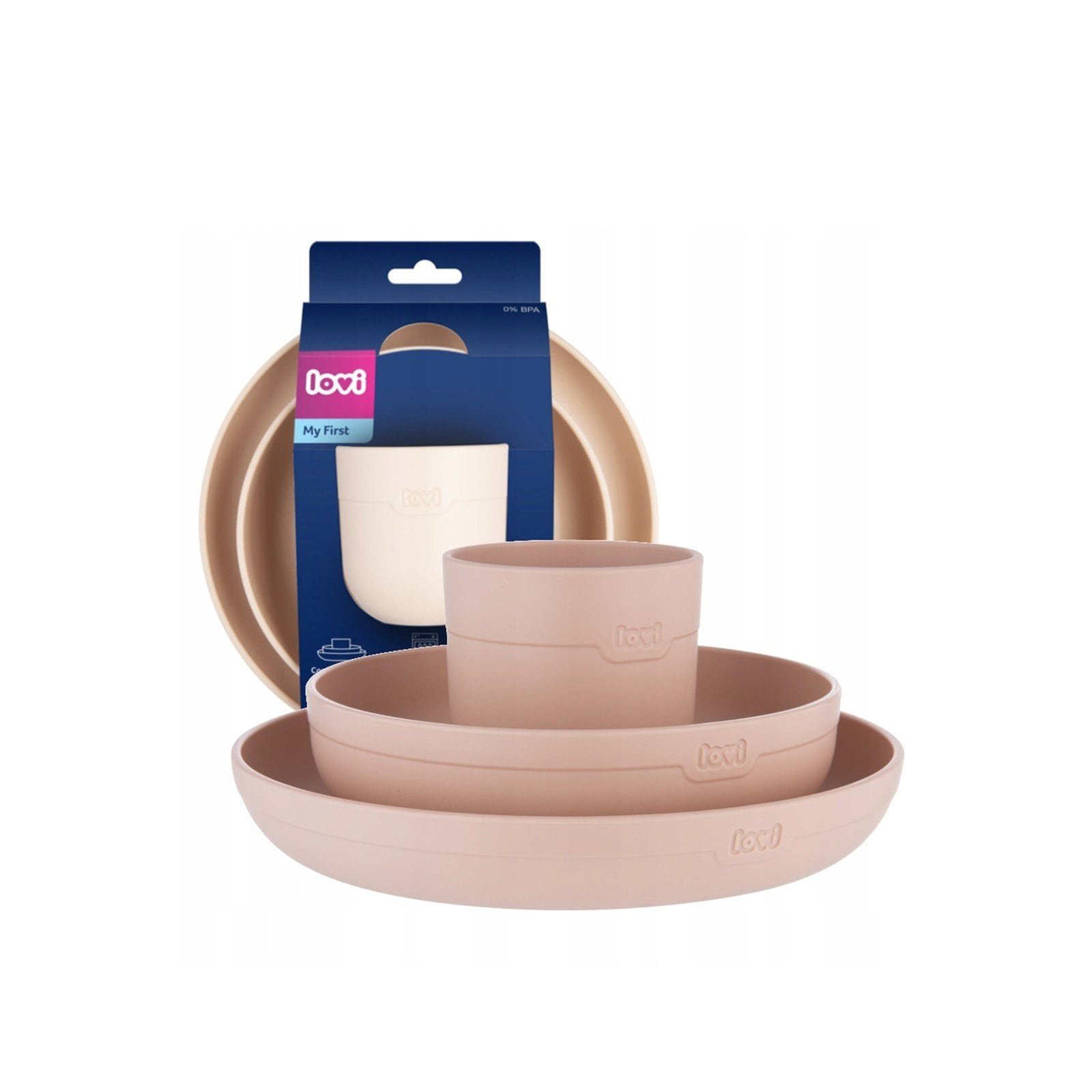 LOVI My First Tableware Nude Set