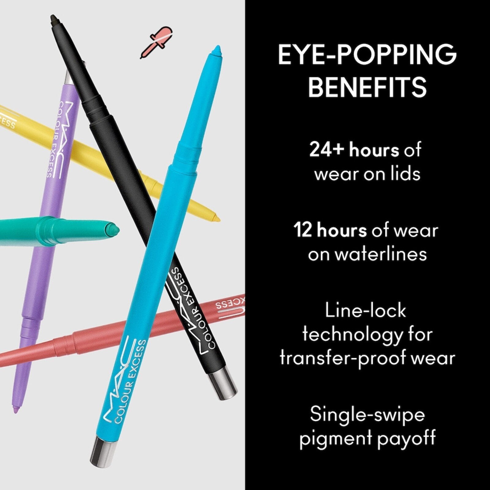 M.A.C Cosmetics Color Excess Gel Pencil Eyeliner Skip The Waitlist 0.35g