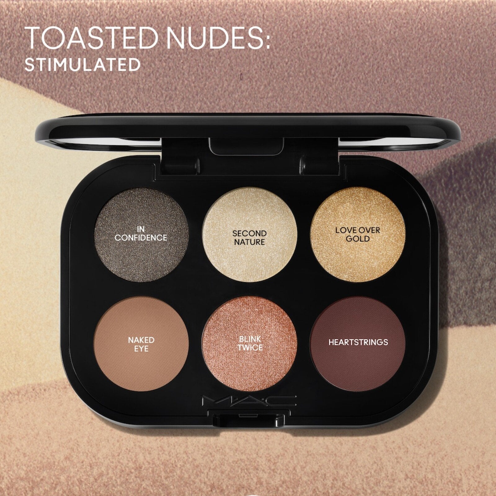 M.A.C Cosmetics Connect In Color Eyeshadow Palette Nude Board