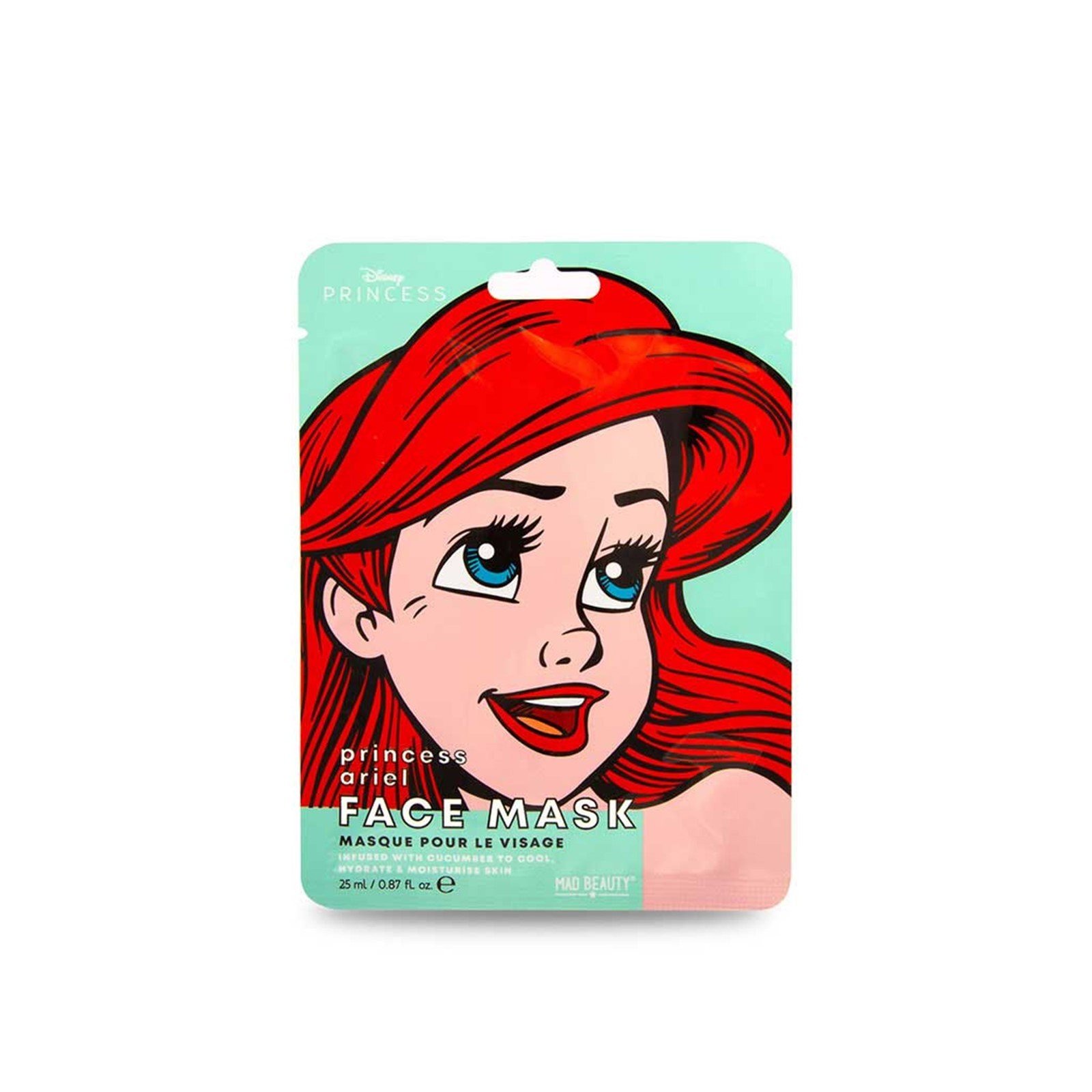 Mad Beauty Disney Princess Ariel Sheet Face Mask 25ml