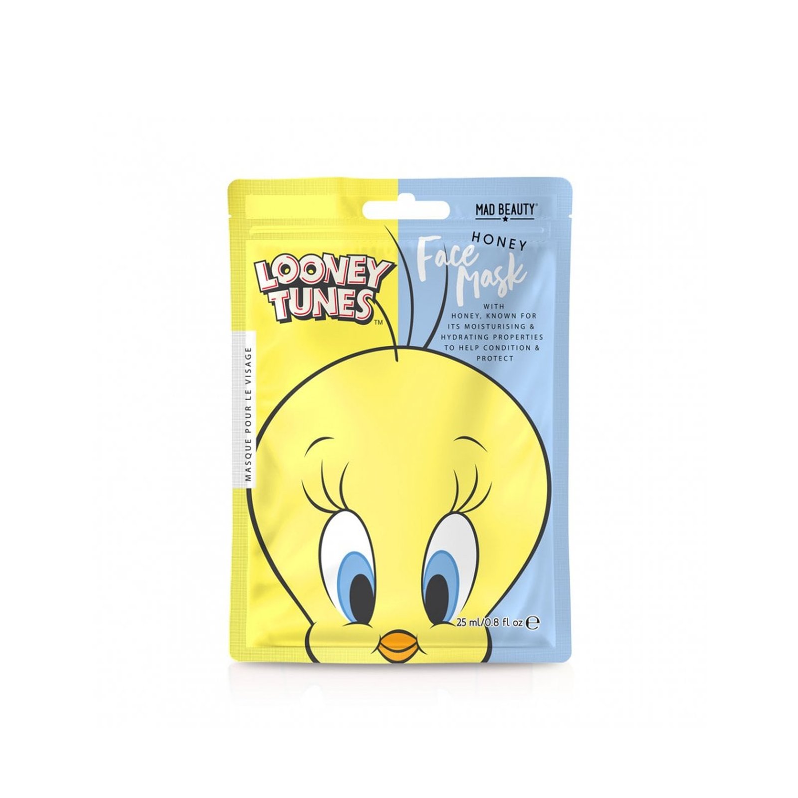 Mad Beauty Warner Brothers Looney Tunes Tweety Sheet Face Mask Honey 25ml (0.8 fl oz)
