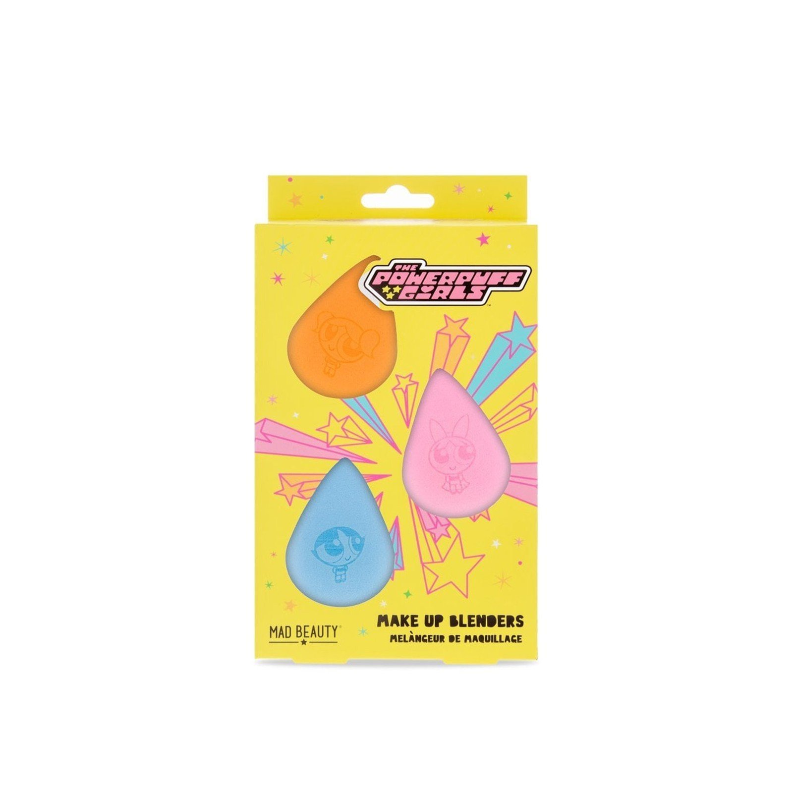 Mad Beauty Powerpuff Girls Super Cute Make Up Blenders Trio