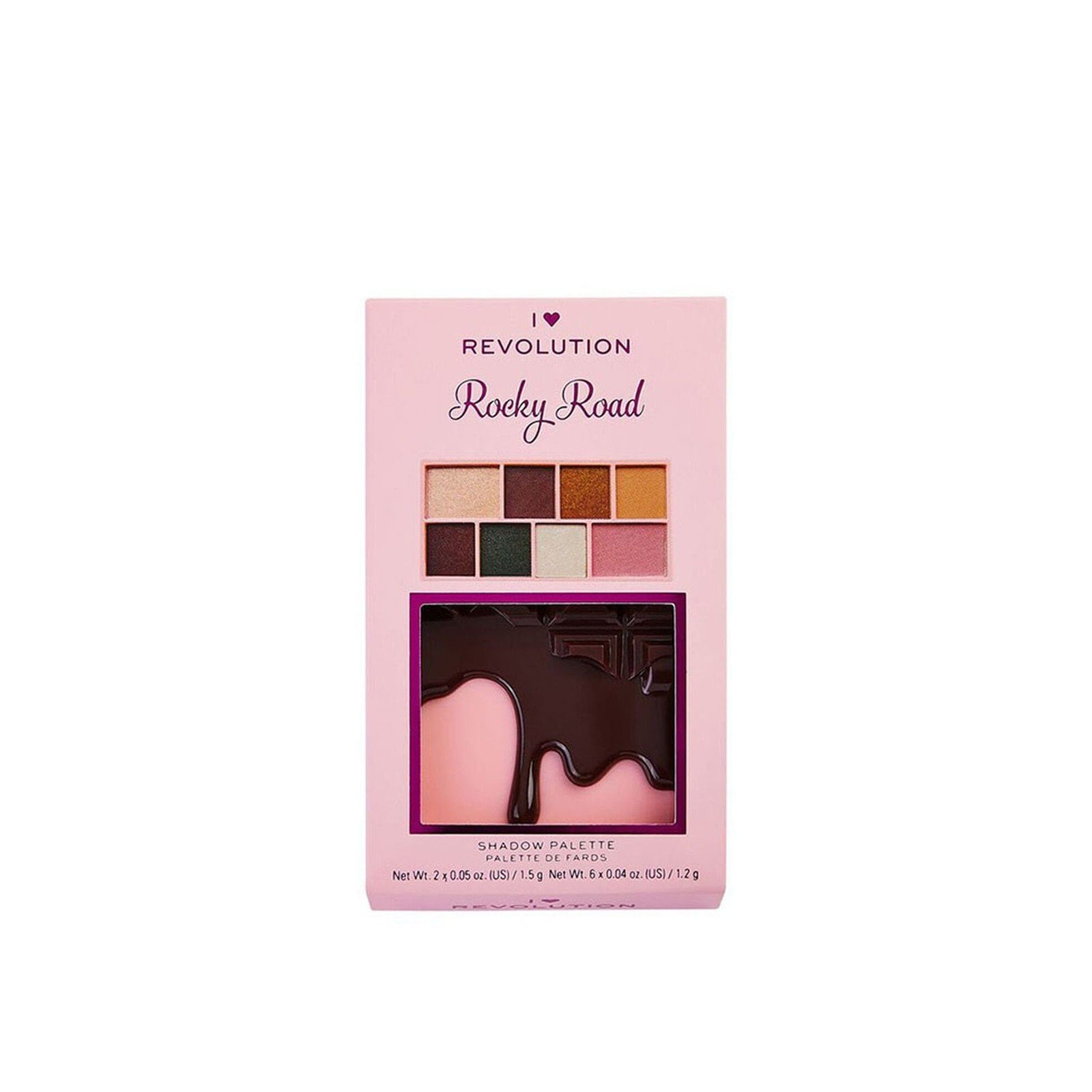 Makeup Revolution I Heart Revolution Mini Chocolate Shadow Palette Rocky Road