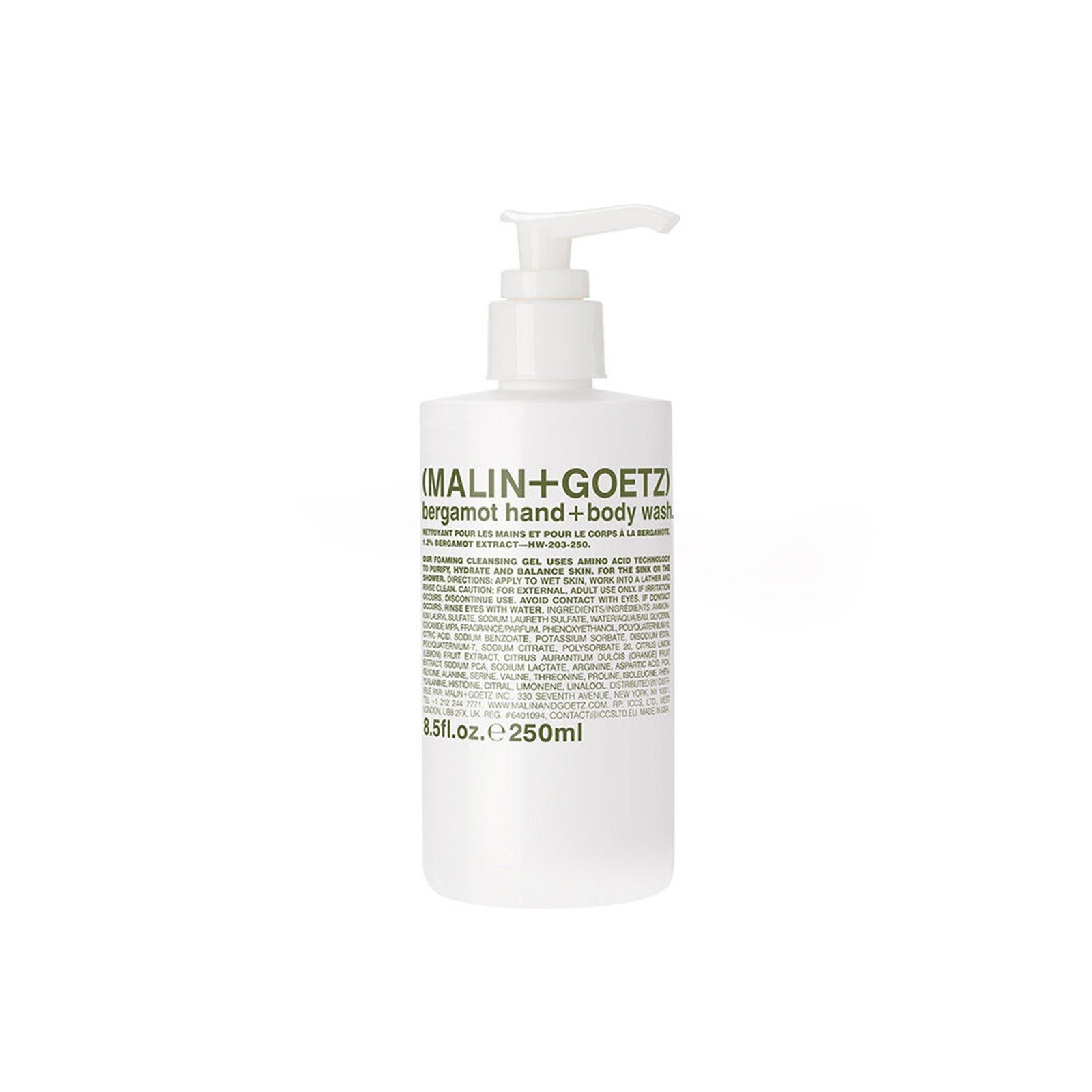 MALIN+GOETZ Bergamot Hand + Body Wash 250ml