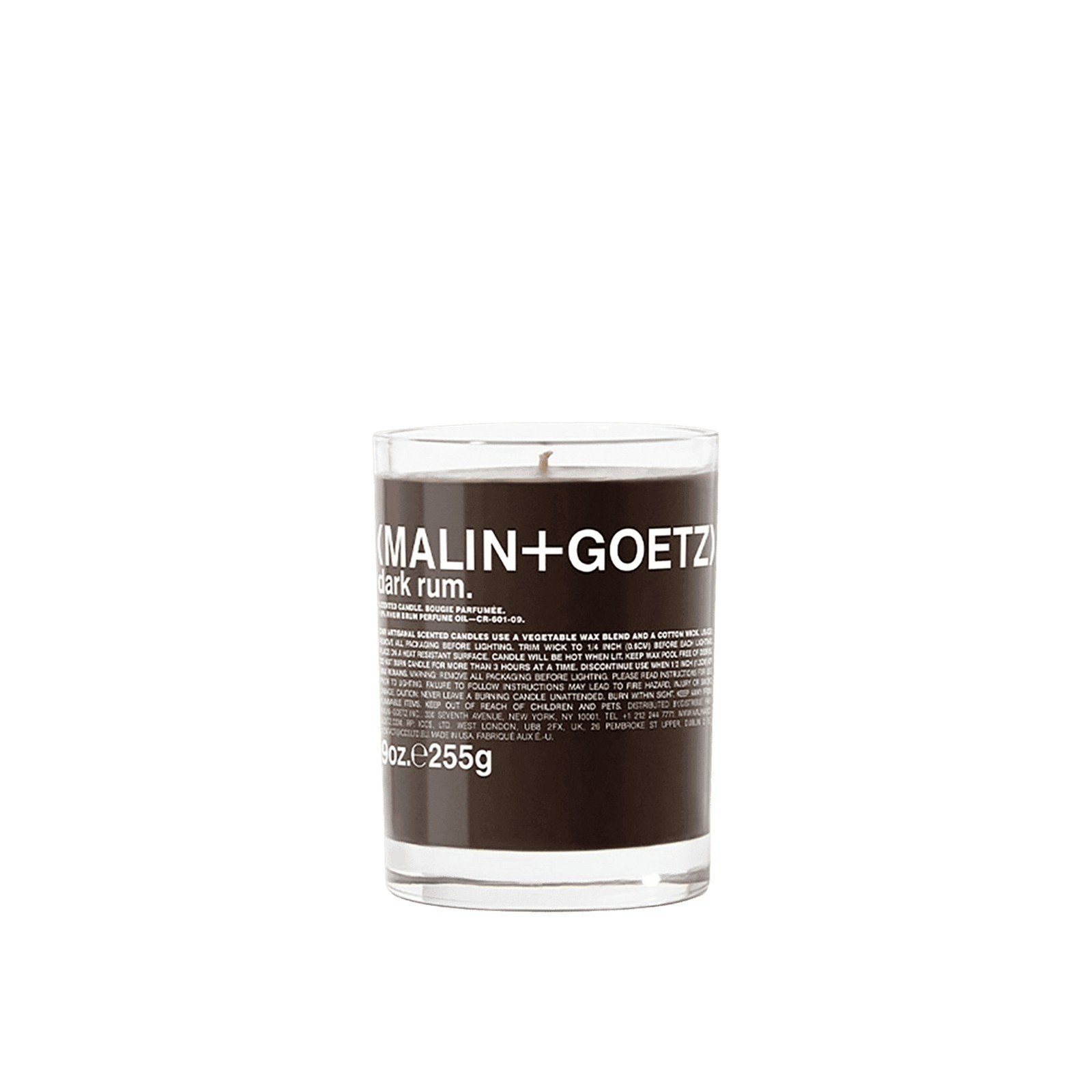 MALIN+GOETZ Dark Rum Scented Candle 255g