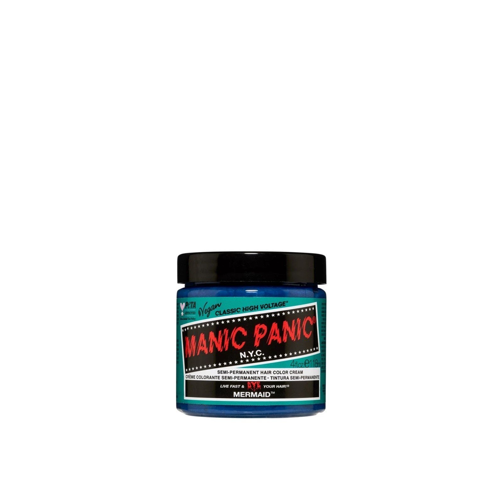 Manic Panic Classic High Voltage Semi-Permanent Hair Color Cream Mermaid 118ml