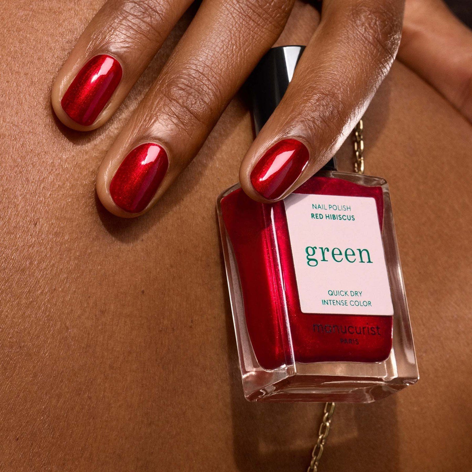 Manucurist Green Nail Polish Red Hibiscus 15ml