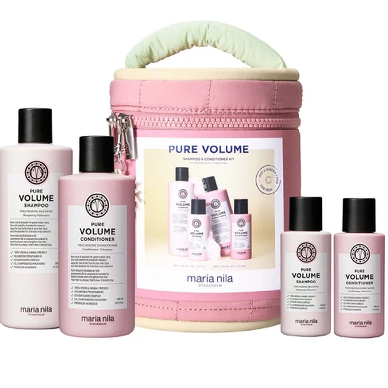 Maria Nila Beauty Bag Pure Volume Shampoo & Conditioner Kit