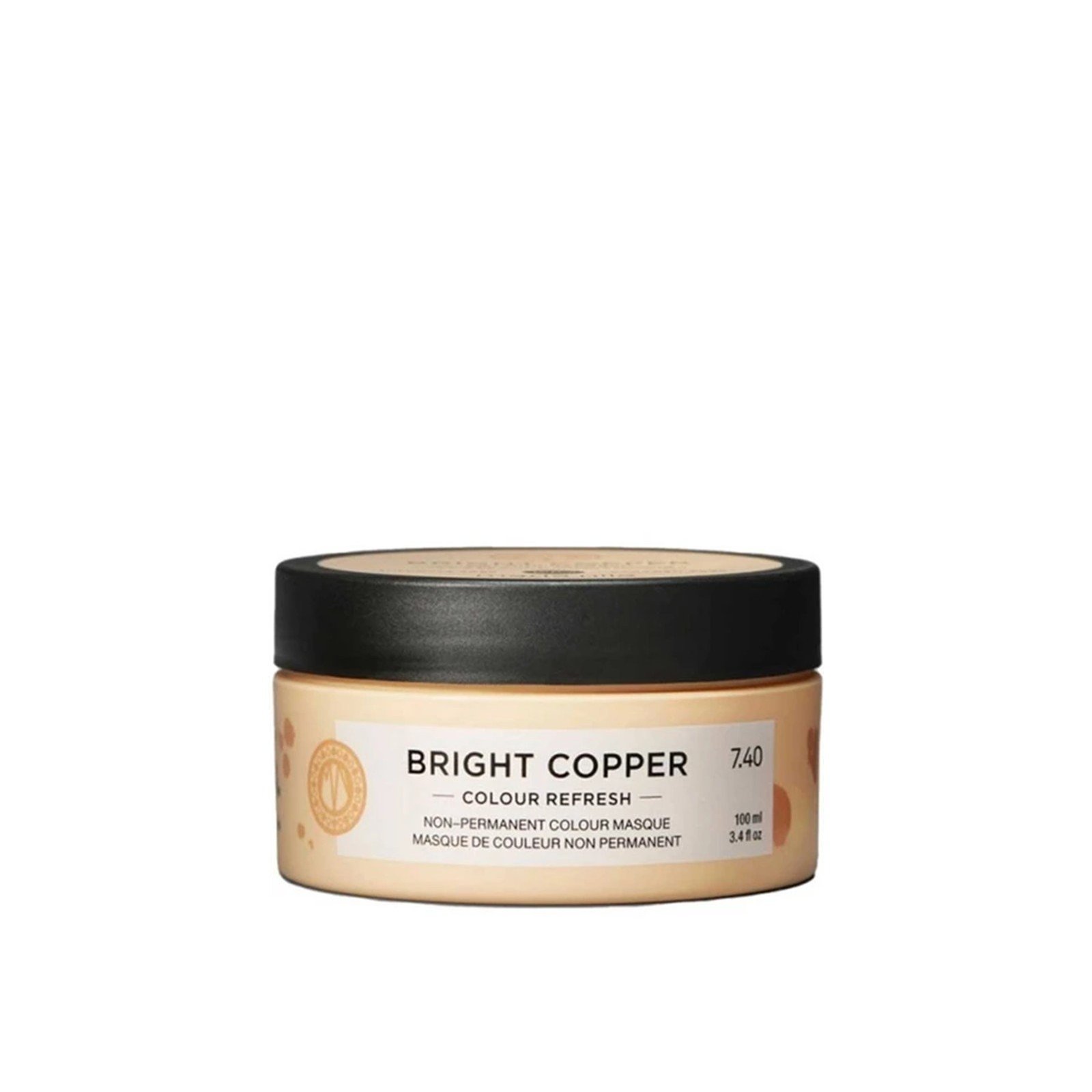 Maria Nila Color Refresh Non-Permanent Color Mask 7.40 Bright Copper 100ml (3.4floz)