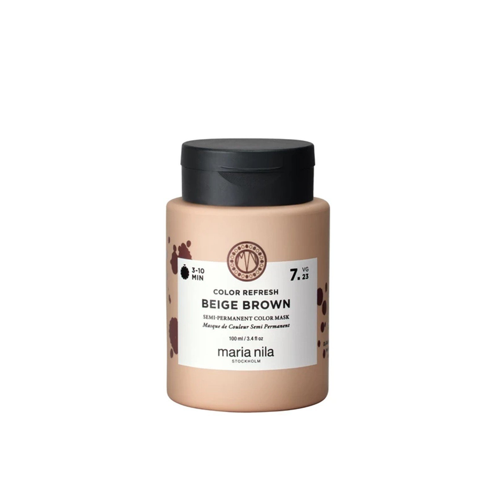 Maria Nila Color Refresh Semi-Permanente Mask 7.23 Marrón Beige 100ml