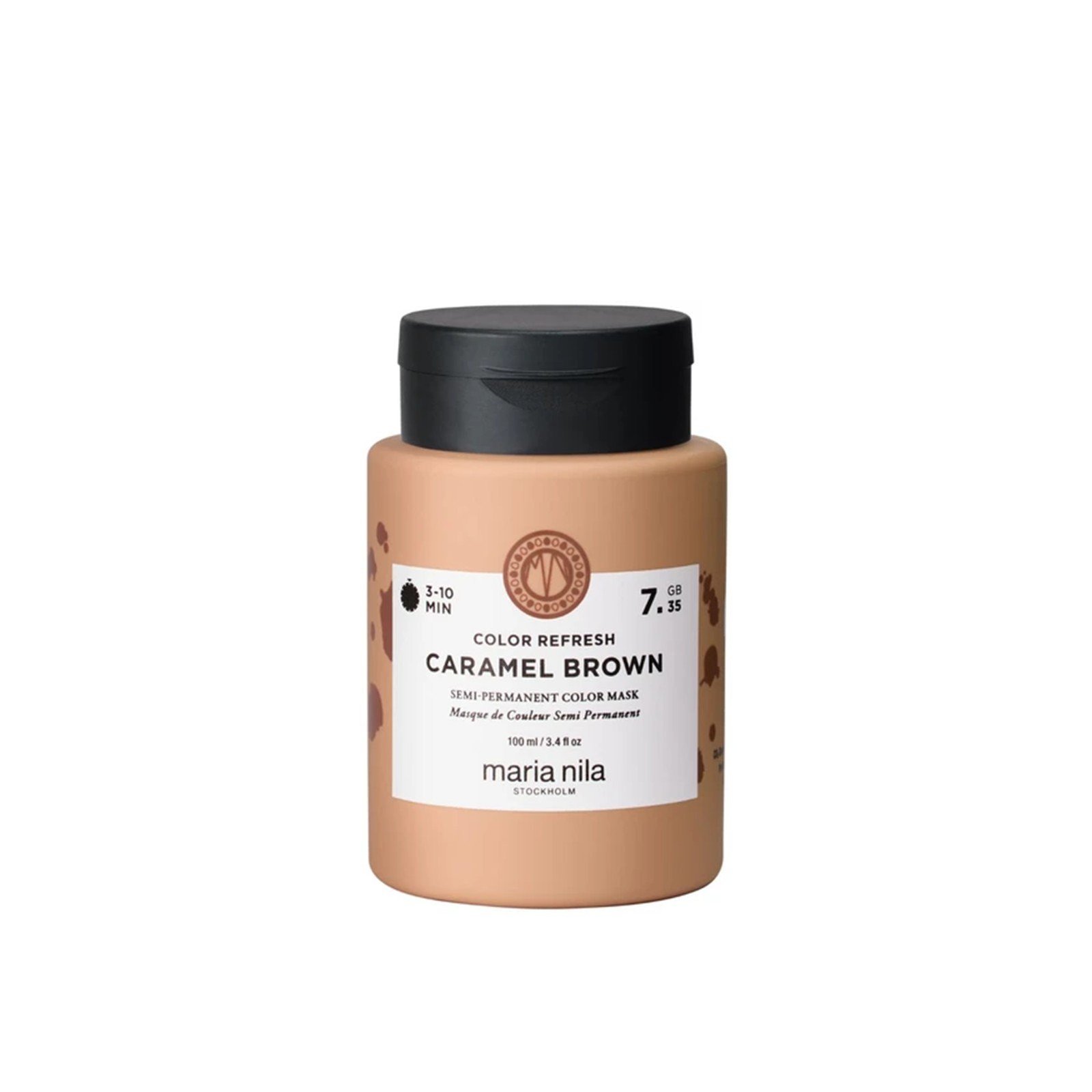 Maria Nila Color Refresh Máscara de Cor Semi-Permanente 7.35 Caramel Brown 100ml