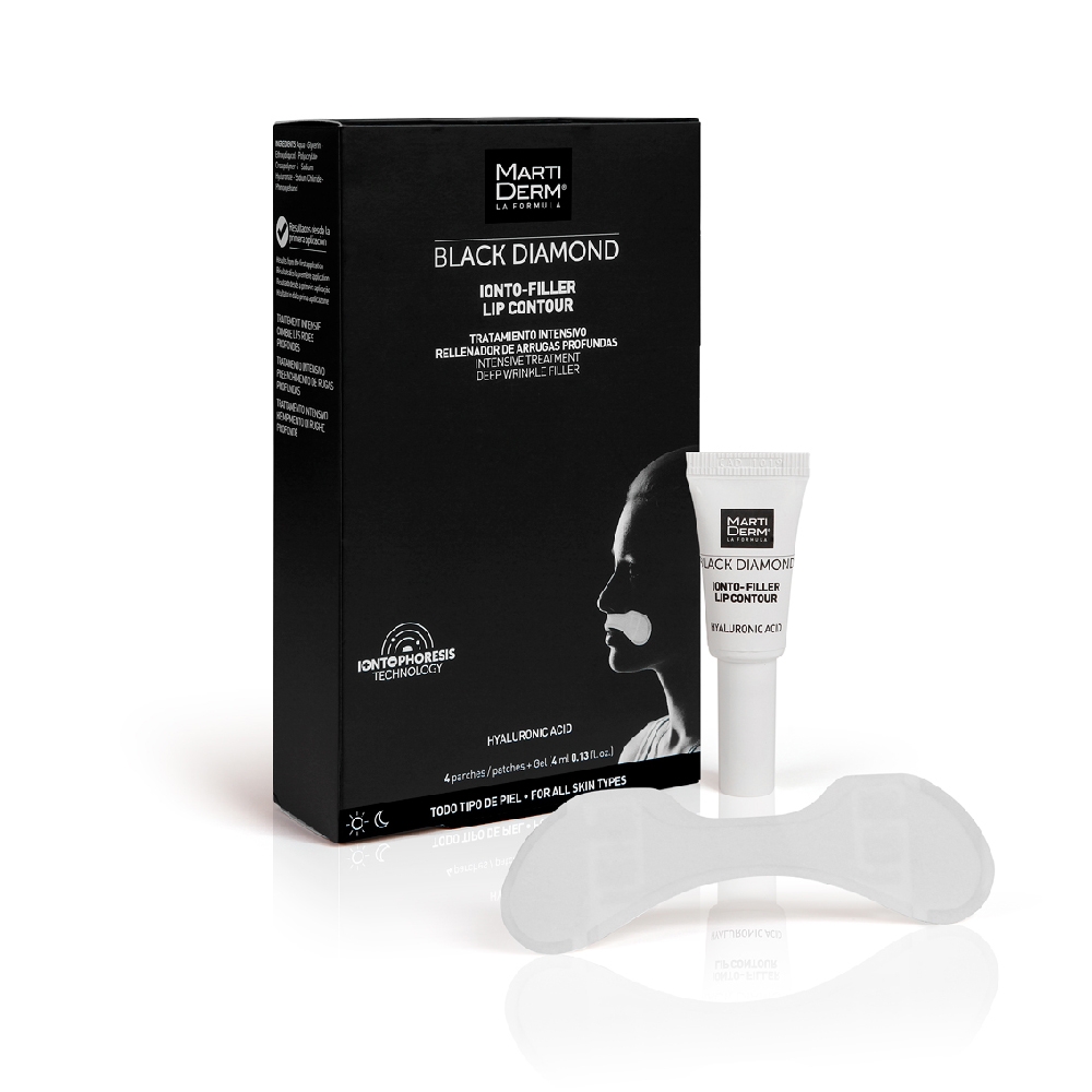 Martiderm Black Diamond Ionto-Filler Lip Contour 4 patches+4ml