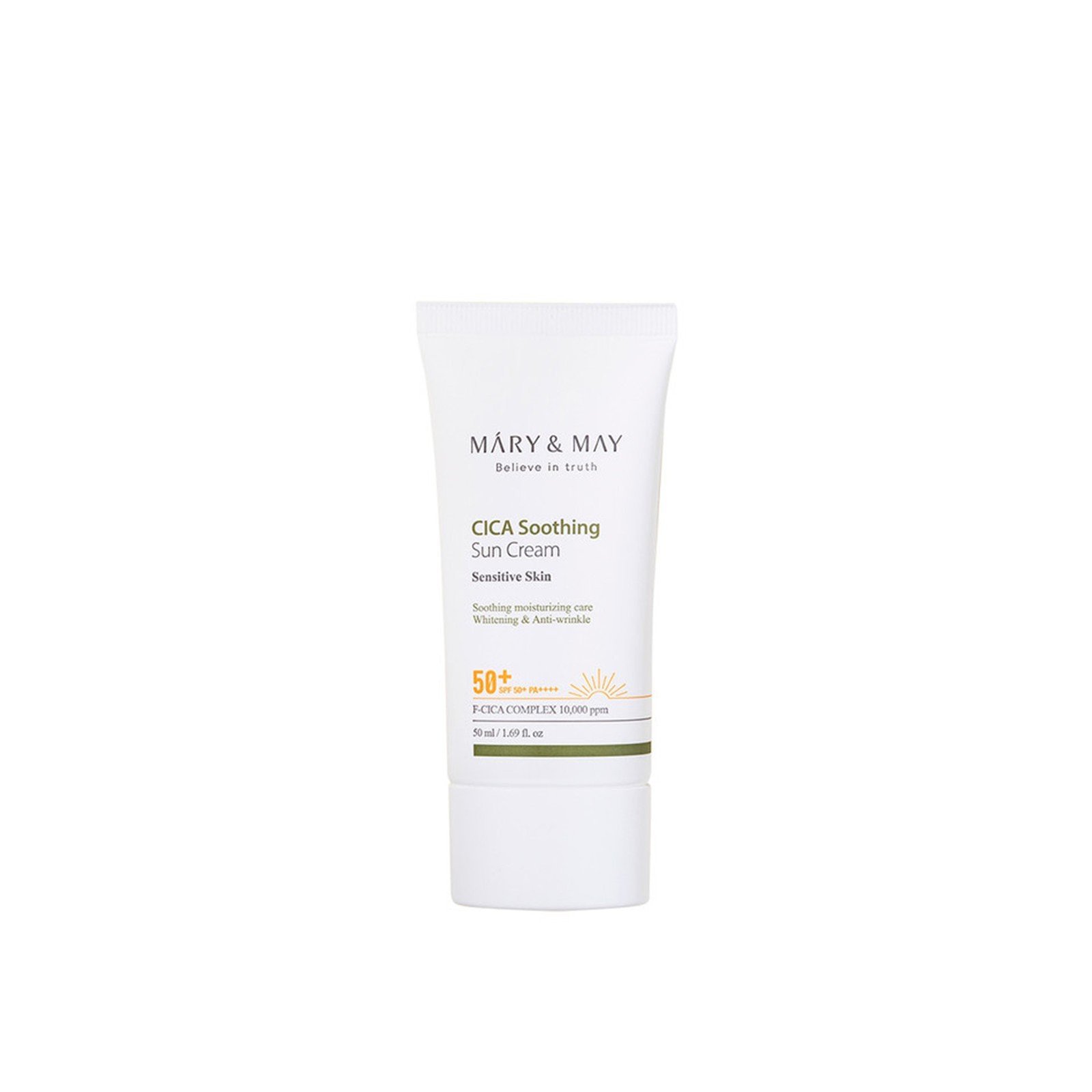 Mary & May Vegan CICA Soothing Sun Cream SPF50+ 50ml