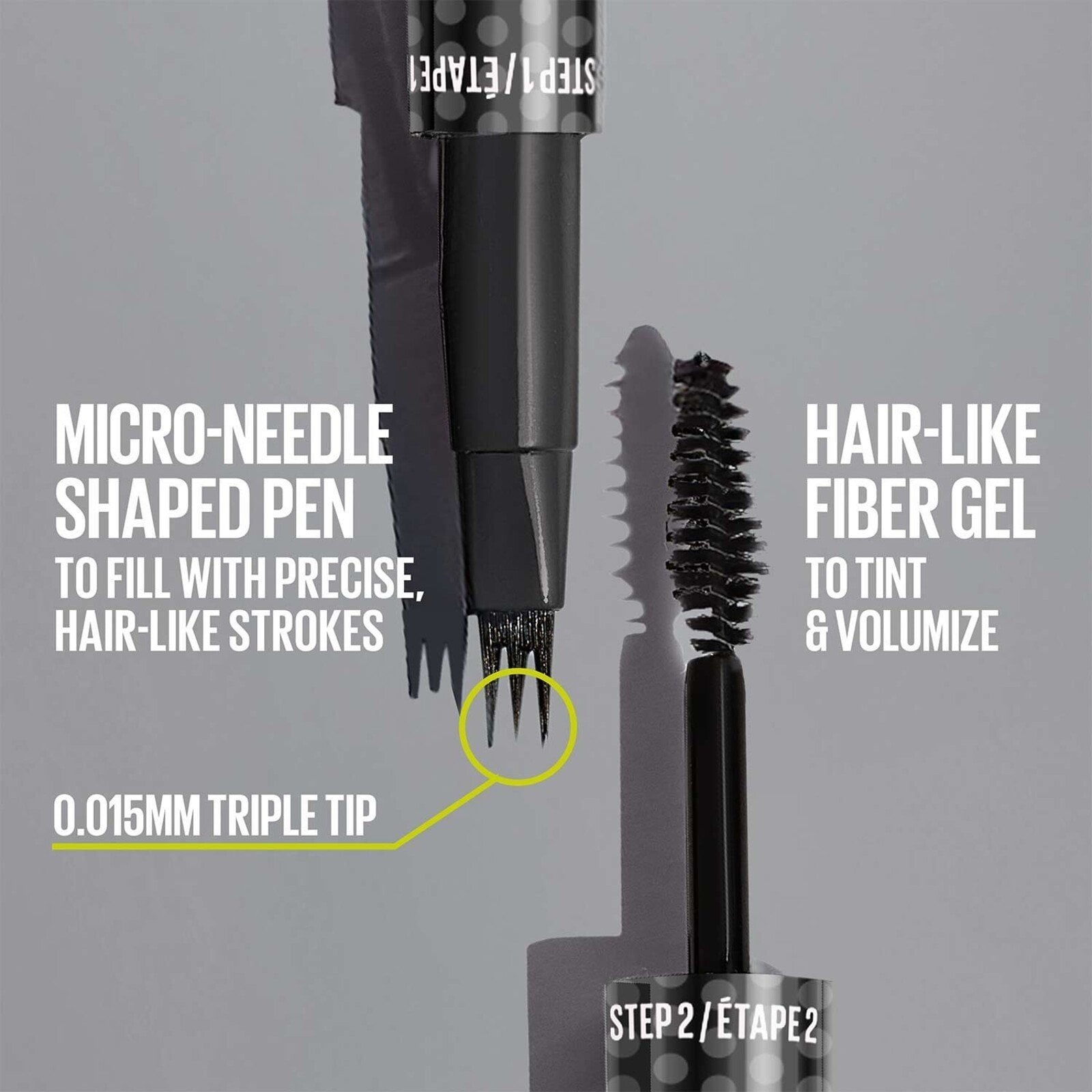 Maybelline Brow Inserts Brow Multiplying Tool 4.5 Ash Brown