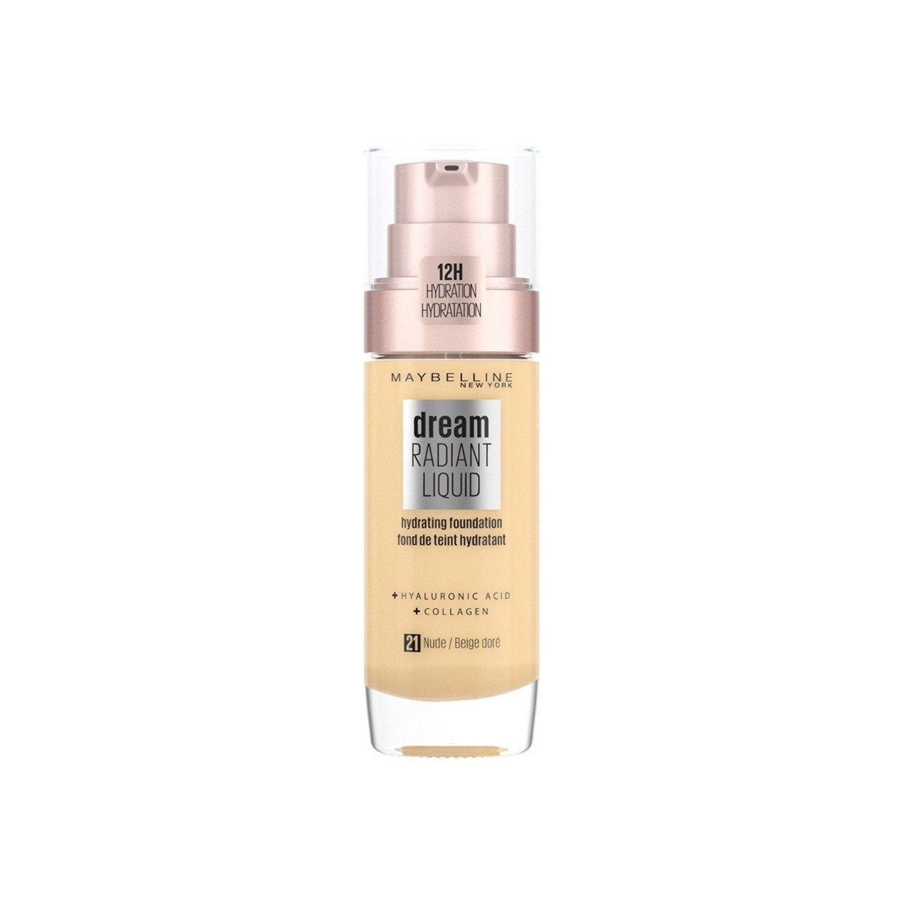Maybelline Dream Radiant Liquid Hydrating Foundation 21 Nude 30ml