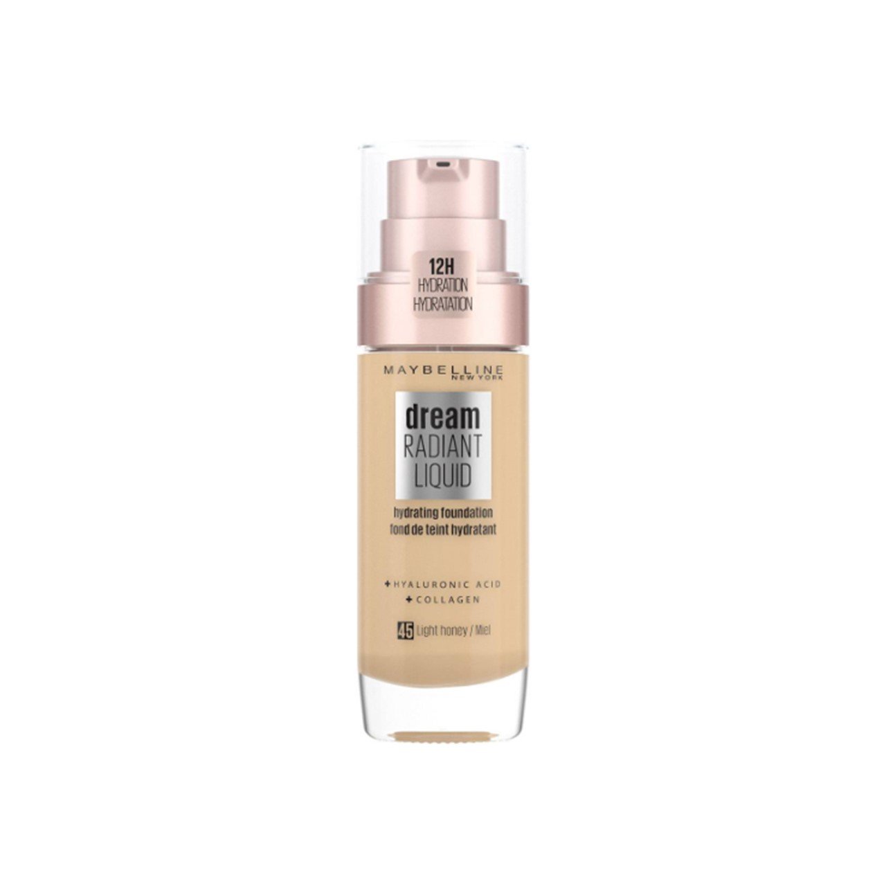 Maybelline Dream Radiant Liquid Hydrating Foundation 45 Light Honey 30ml