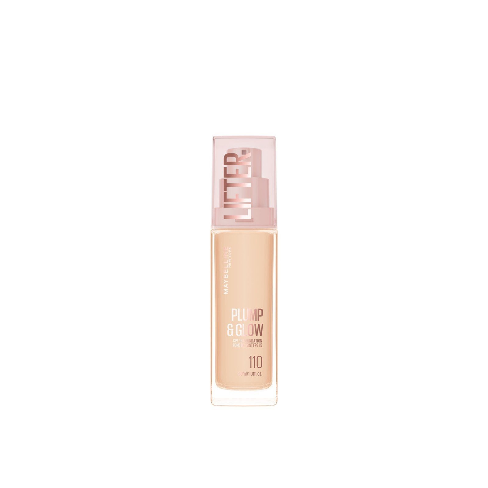 Maybelline Lifter Plump & Glow Foundation SPF15 110 30ml