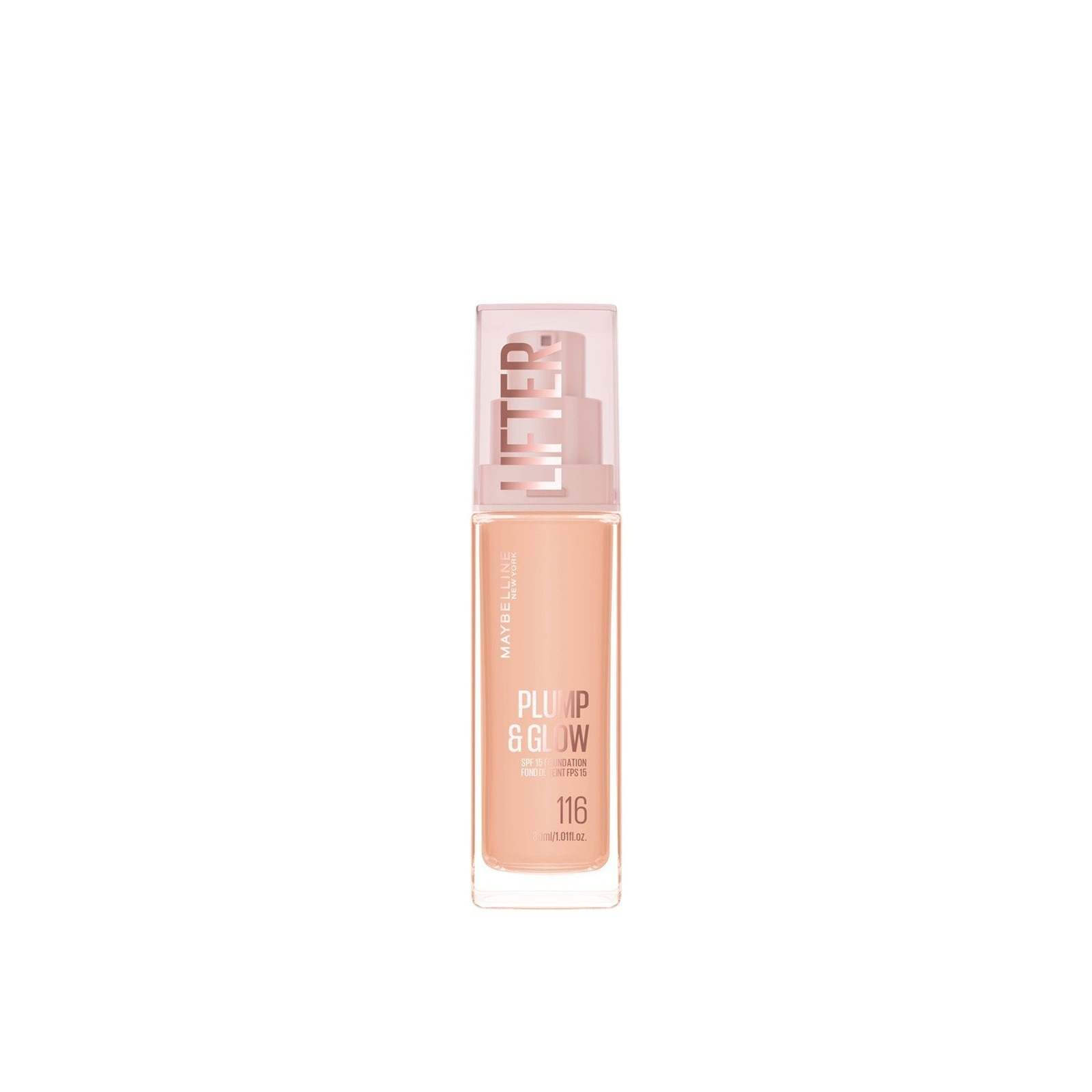 Maybelline Lifter Plump & Glow Foundation SPF15 116 30ml